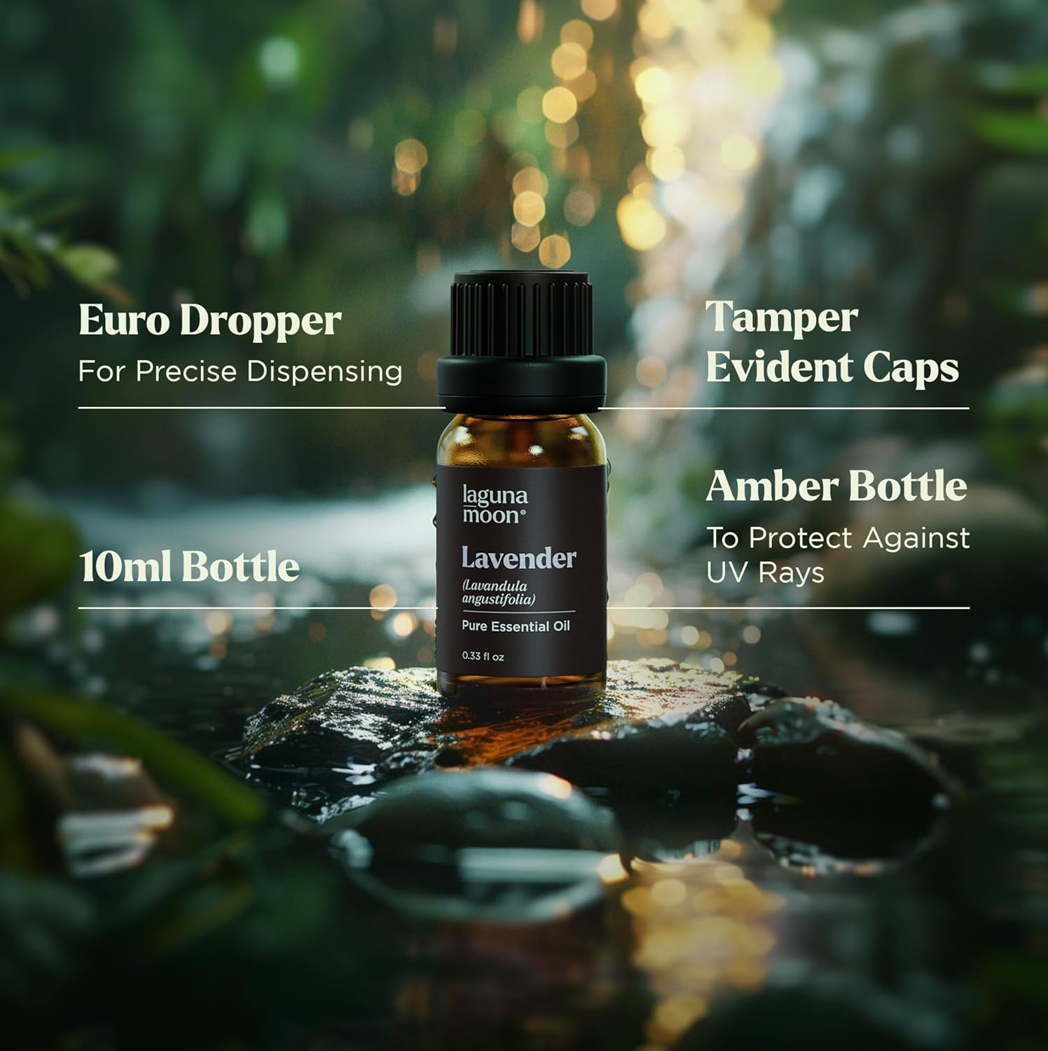 Lagunamoon Essential Oils Gift Set,Top 6 Aromatherapy Oils Orange Lavender Tea Tree Peppermint Eucalyptus Lemongrass image number 5