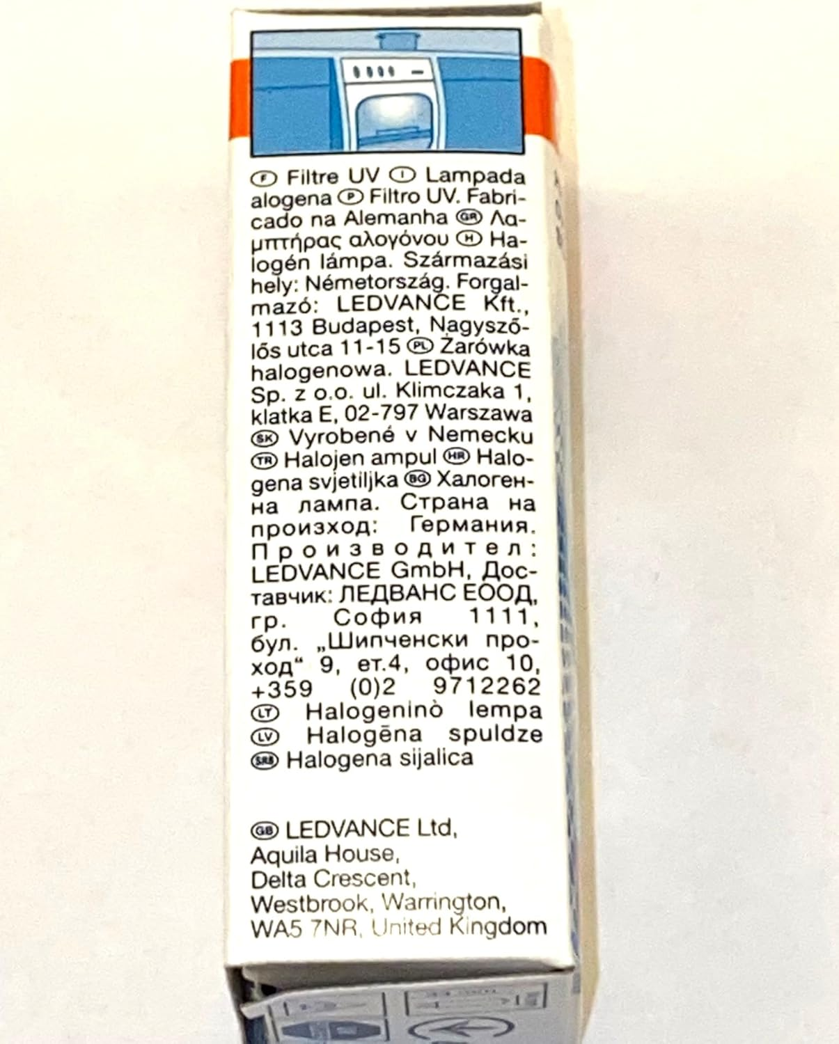 Osram Oven Halopin 66725 25 Watt Oven Lamp G9 230 V Clear | Can Be Used over 200 Degrees | 2700 Kelvin Warm White