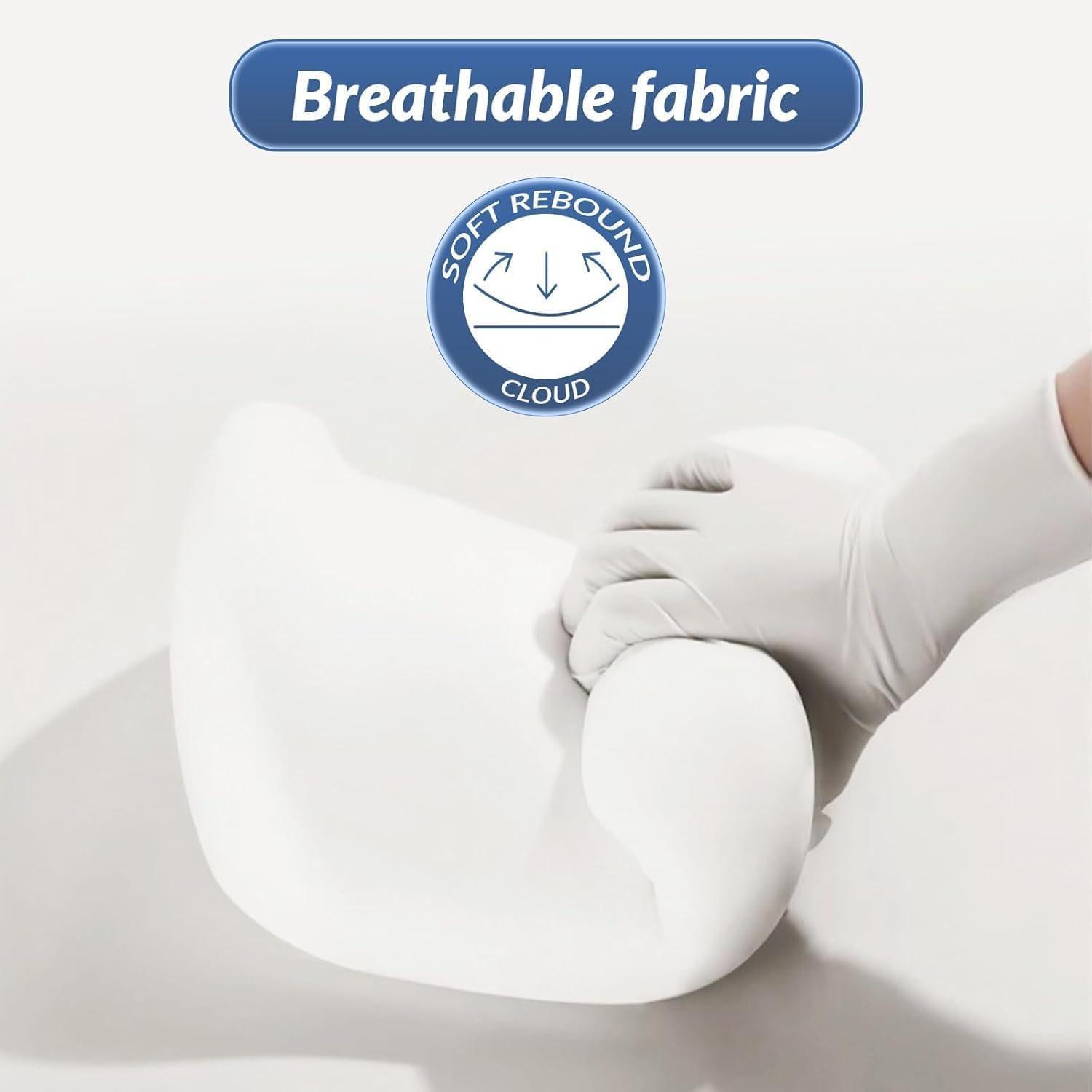 BESLOOR Car Lumbar Support Pillow and Car Neck Pillow Set, Memory Foam Ergonomic Car Seat Headrest and Lumbar Cushion, Relieve Neck Back Pain, Suitable for Car Seats Office Chairs, Etc.(Black) image number 4