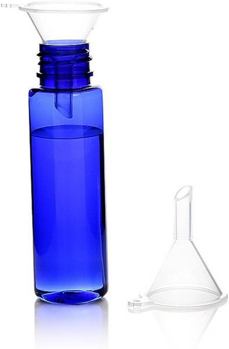 Haishell 150 Pcs Mini 2ML Atomizer Plastic Bottle Spray Refillable Perfume Empty Sample Bottle with 2 Pcs Mini Plastic Funnels and 2 Pcs Glass Droppers for Travel Party Portable Makeup Tool