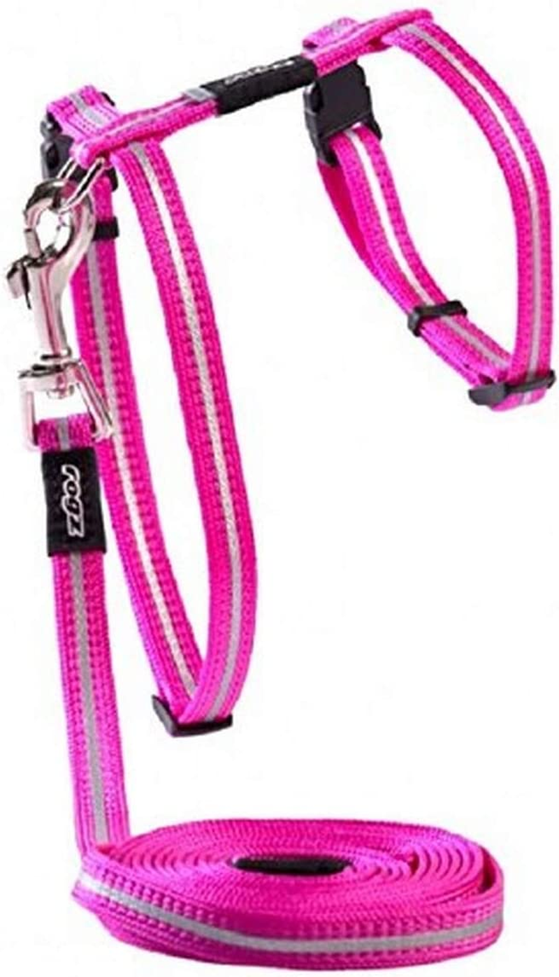 Rogz Alleycat Reflective Cat Harness Black Small with Variable Load Safety Release Buckle image number 7