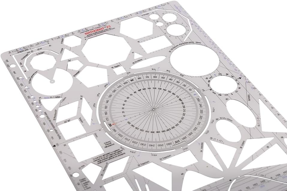 Mathomat V3. Designer Template in Wallet with Drawing Ideas Poster image number 2