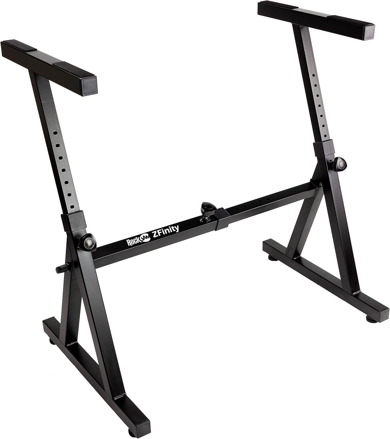 Rockjam Z Style Adjustable and Portable Heavy Duty Music (Fits 54-88 Key Electric Pianos) Electronic Keyboard Stand (RJZZ363) image number 1