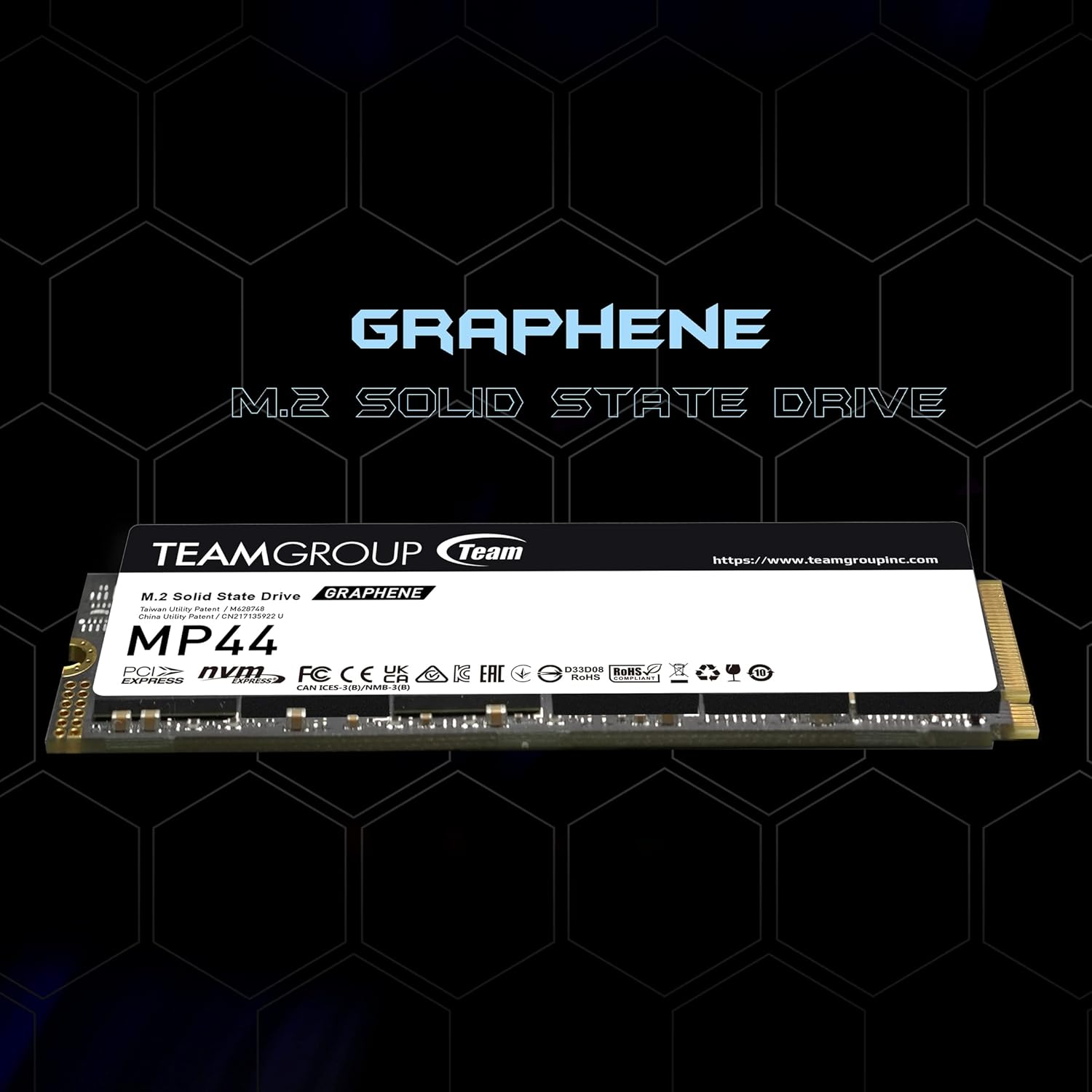 TEAMGROUP MP44 4TB SLC Cache Gen 4X4 M.2 2280 PCIE 4.0 with NVME Laptop & Desktop & NUC & NAS SSD Solid State Drive (R/W Speed up to 7,400/6,900Mb/S) TM8FPW004T0C101 image number 2