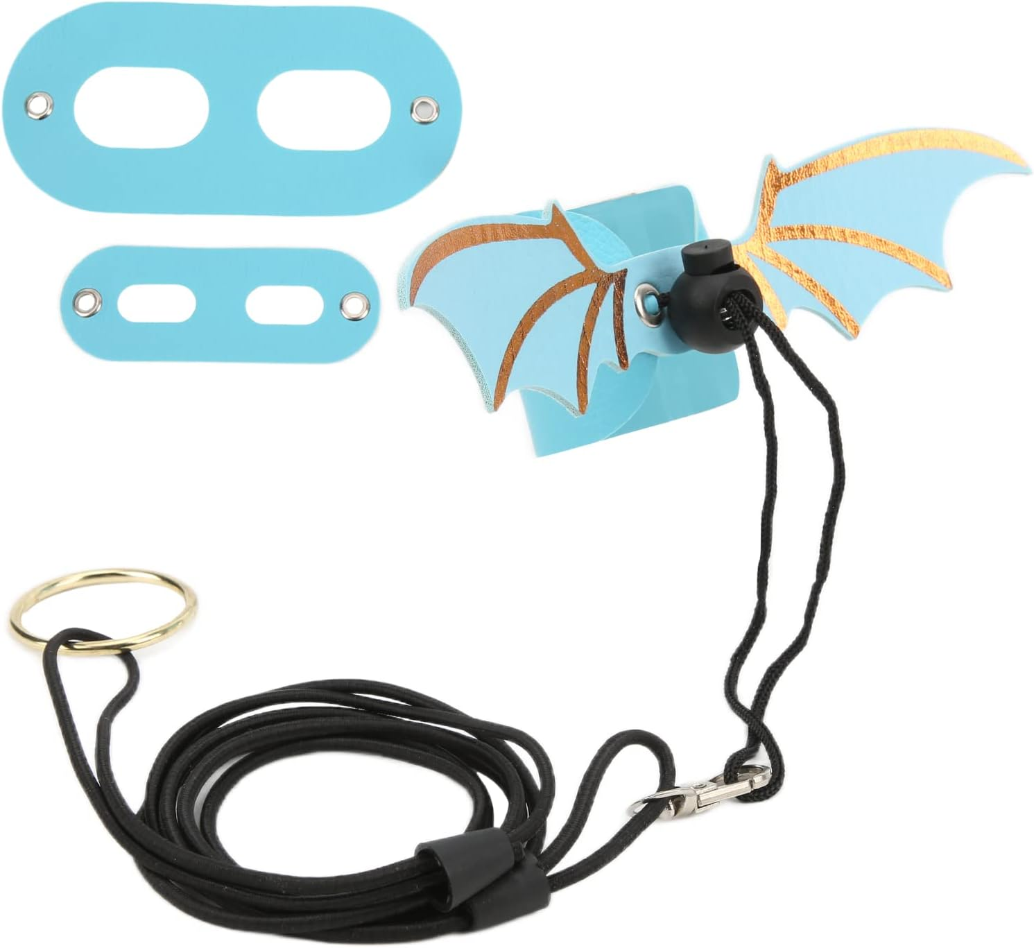 Adjustable Lizard Leash, Lizard Leash for Reptiles Bearded Dragon Harness Bearded Dragon Leash Bearded Dragon Accessories for Reptiles Small Pet Animals(Blue) image number 6