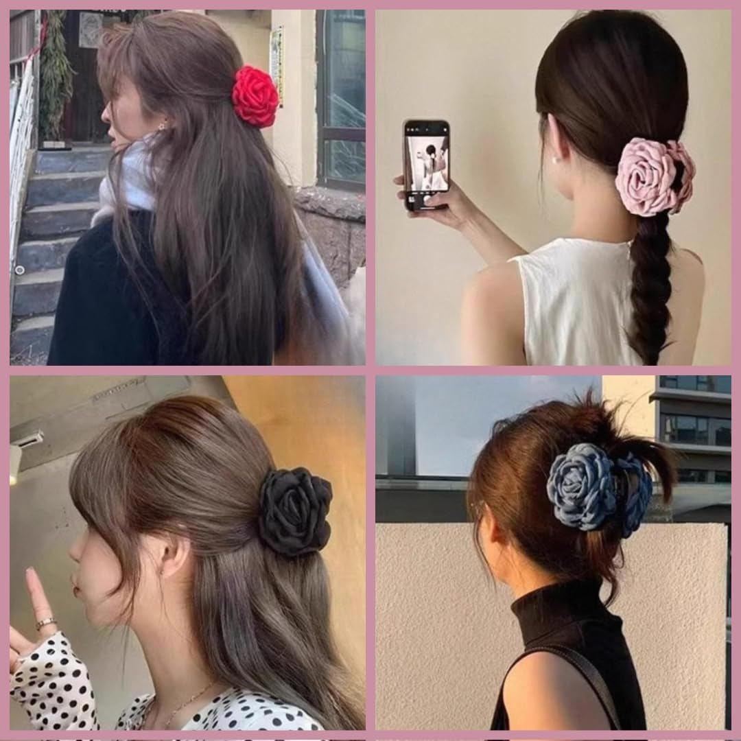 Rose Hair Claw (Pink) image number 3