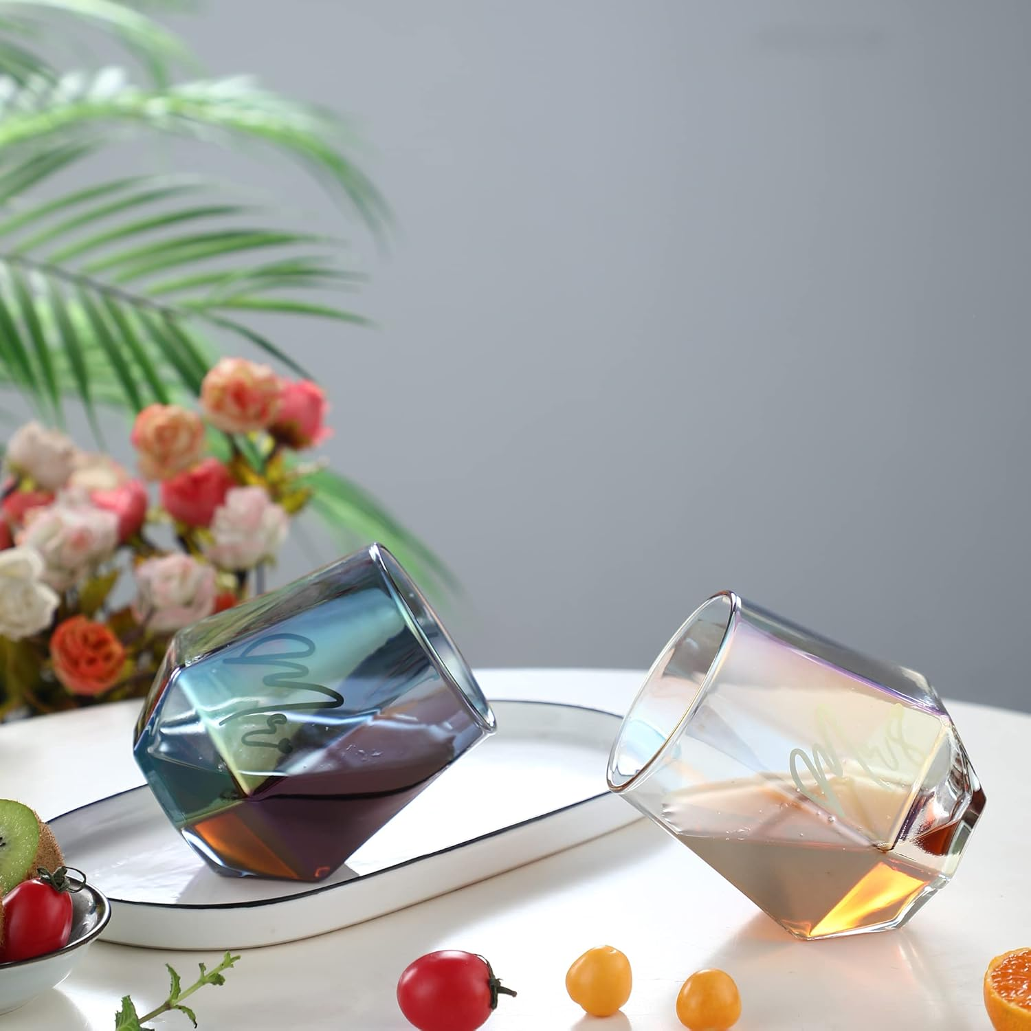 Mr and Mrs Couple Glasses,Wine Glass Mugs Set,Wedding Mugs for Bride and Groom,Wine Glasses Gifts for Couple Anniversary,Gifts for Women,Bridal Shower,Engagement,His & Hers,Christmas Valentines Day image number 5