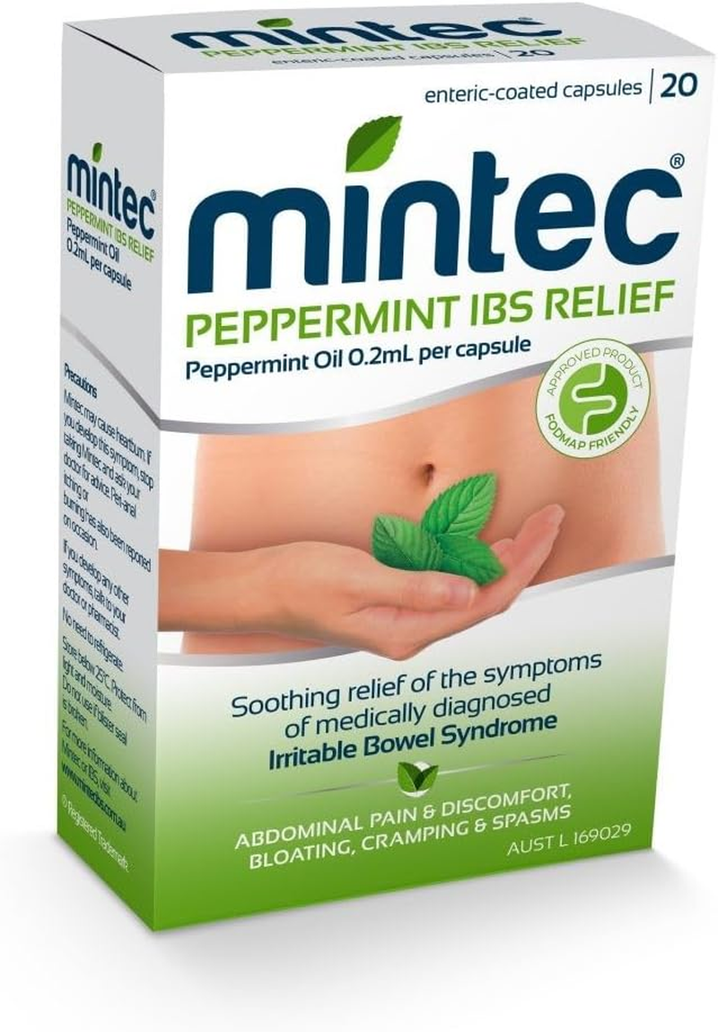 Mintec Peppermint IBS Relief 20 Capsules