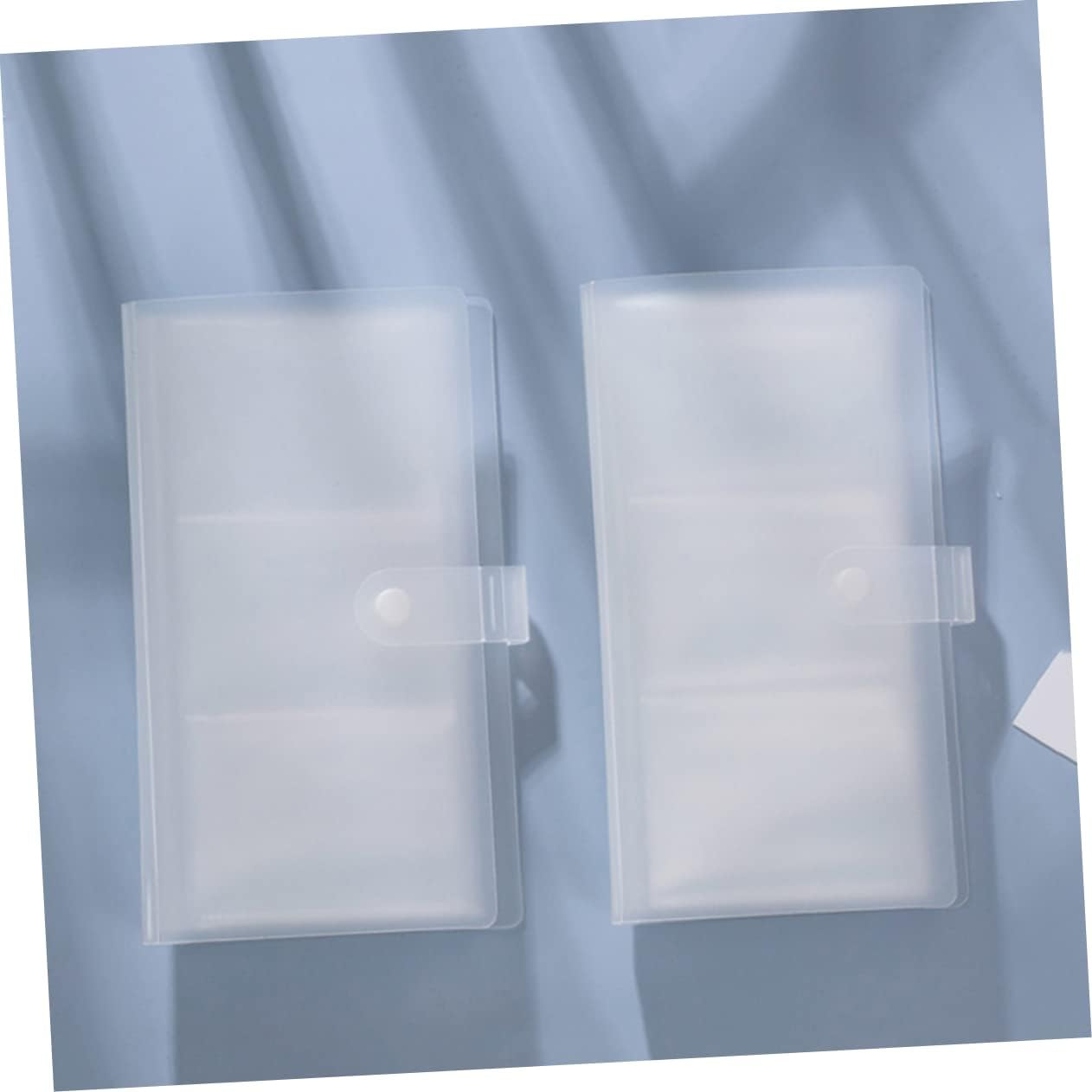 2Pcs Transparent Photo Album Book Multi Functional Card Storage for Tickets Photos Postcards Card Capacity Keepsakes Organizer for Memories and Special Moments image number 1