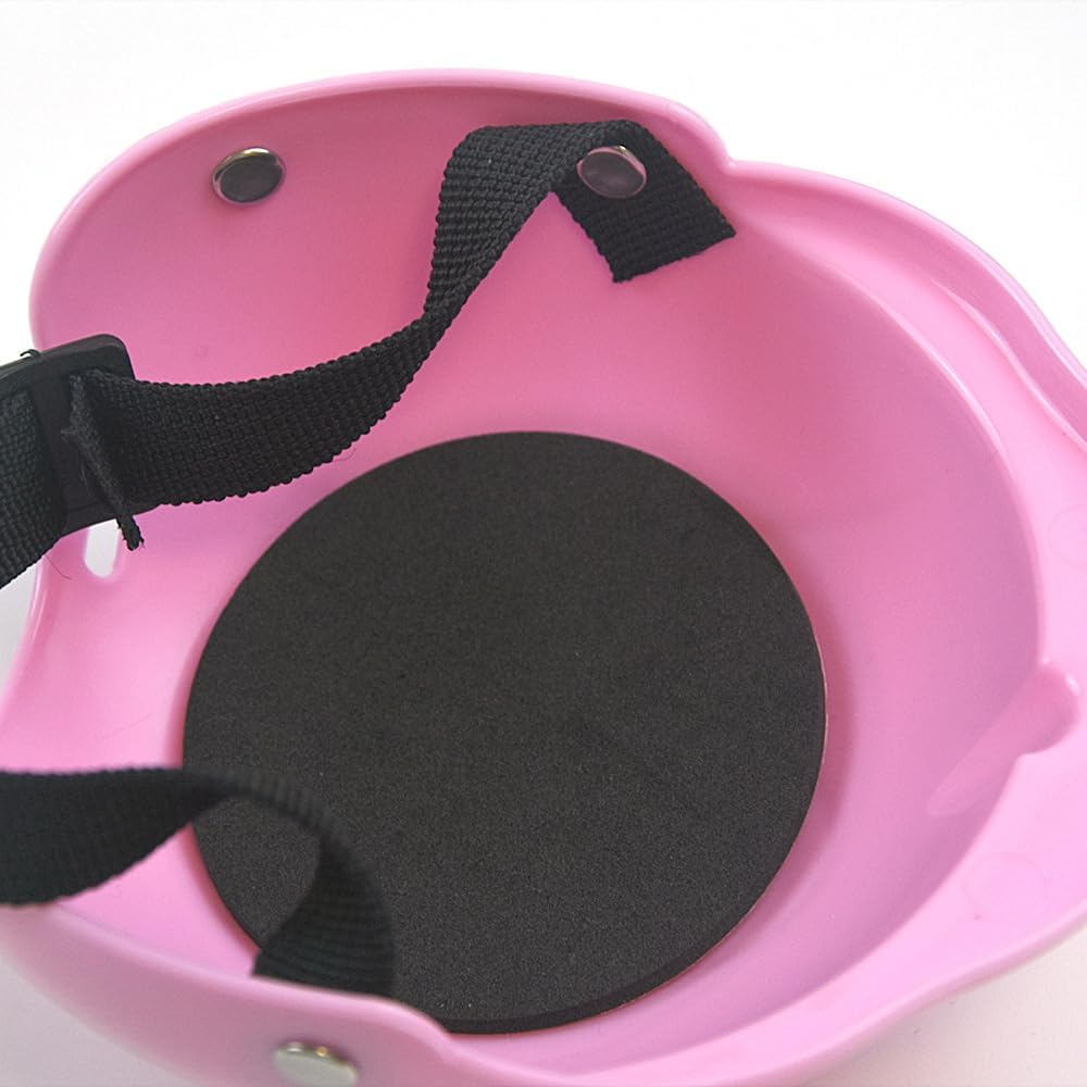 Pet Helmet Dog Ridding Cap Adjustable Outdoor Bike Doggy Helmet Hard Windproof Puppy Motorcycle Helmets for Small Medium Large Dogs (Black, S) image number 4