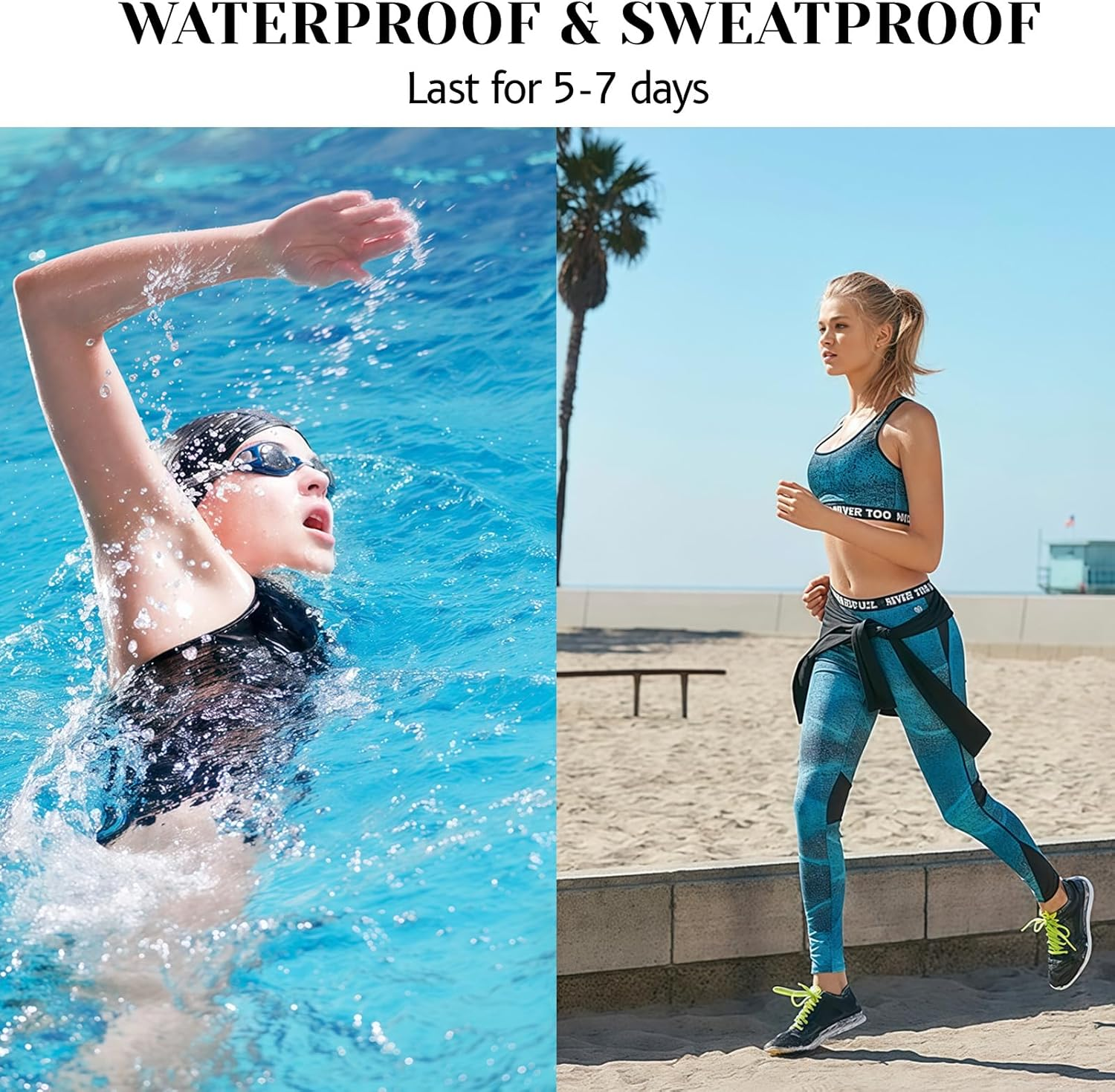 DAGEDA 8Pcs Tattoo Cover up Patch,Natural Looking Cover up Tattoos and Scar,Tattoo Cover up Tape, Invisible Waterproof Body Concealer Makeup Sticker-Natural - Dark image number 4