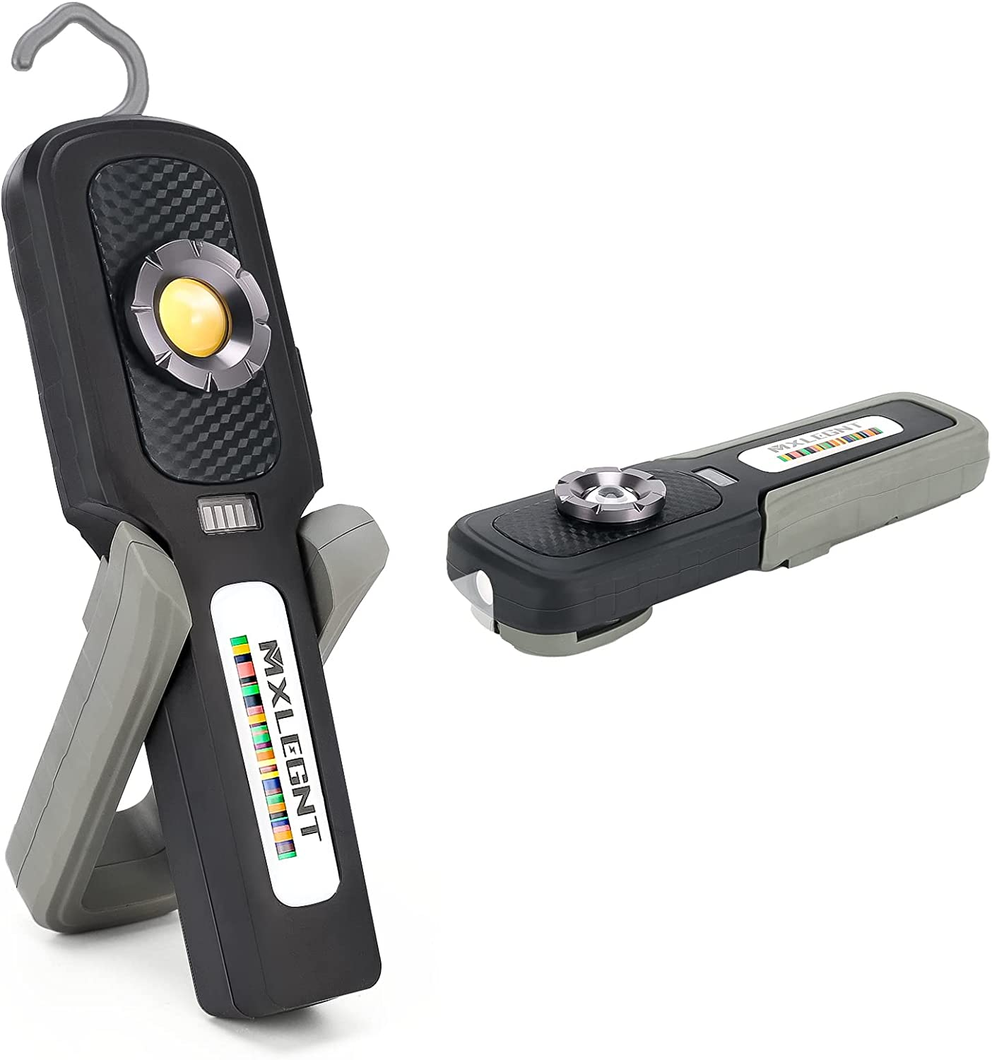 Detailing Light Paint Inspection Lamp: MXLEGNT Rechargeable Led Color Match Lights with Magnet - Swirl Finder - Car Mechanic | 2700K 4500K 6500K | 93+ CRI | 500LM