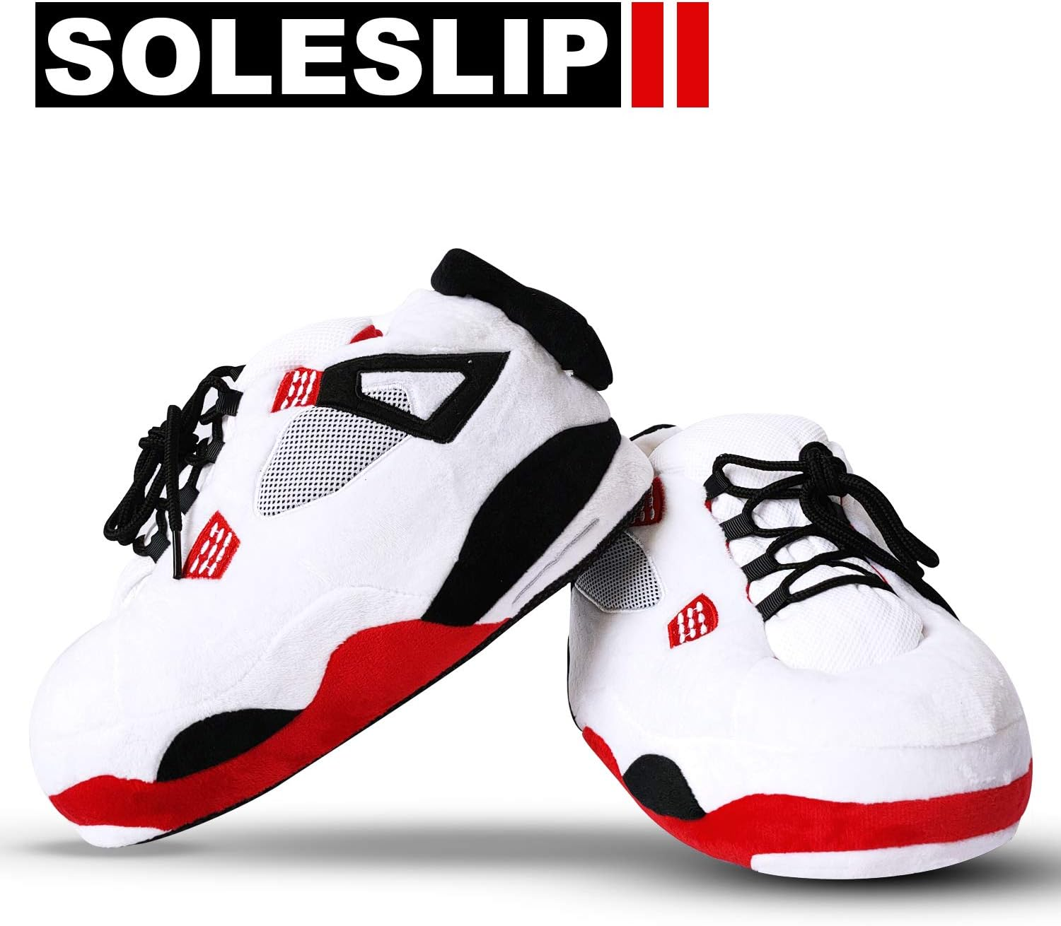 Jordan Alike Sneaker Slippers | Men and Women | Comfy and Cozy | Perfect for Lounging | One Size Fits All | Yeezy Slippers 2020 image number 3