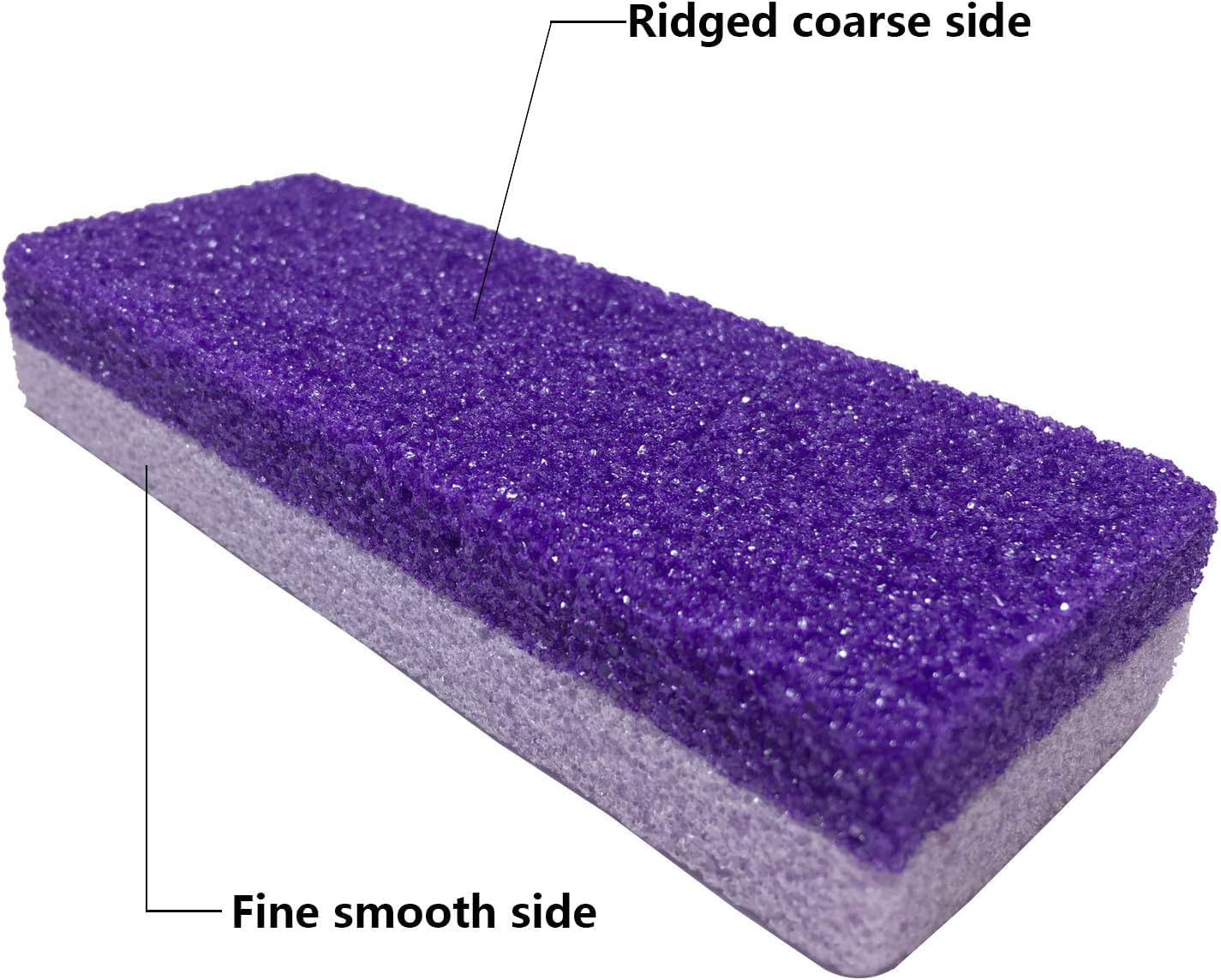 4 Pcs Pumice Stone for Feet, Foot Callus Remover, Foot Scrubber for Dead Skin & Callus Removal (Color:Purple) image number 2