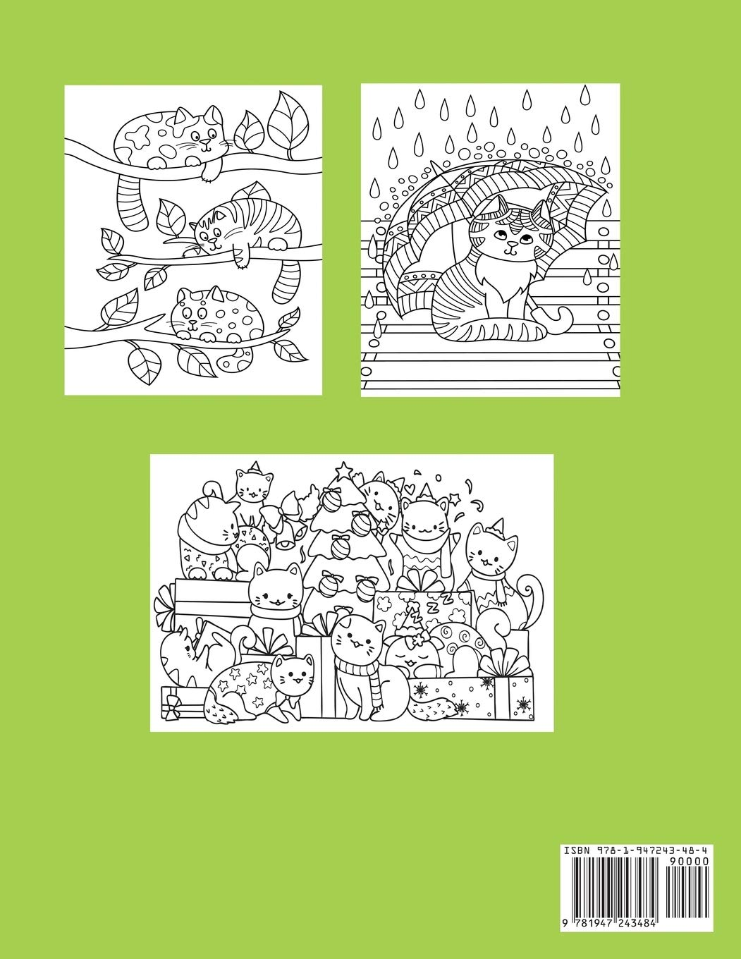 Cute Cat Coloring Book: a Cute Coloring Book for Girls, Boys, and Cat Lovers