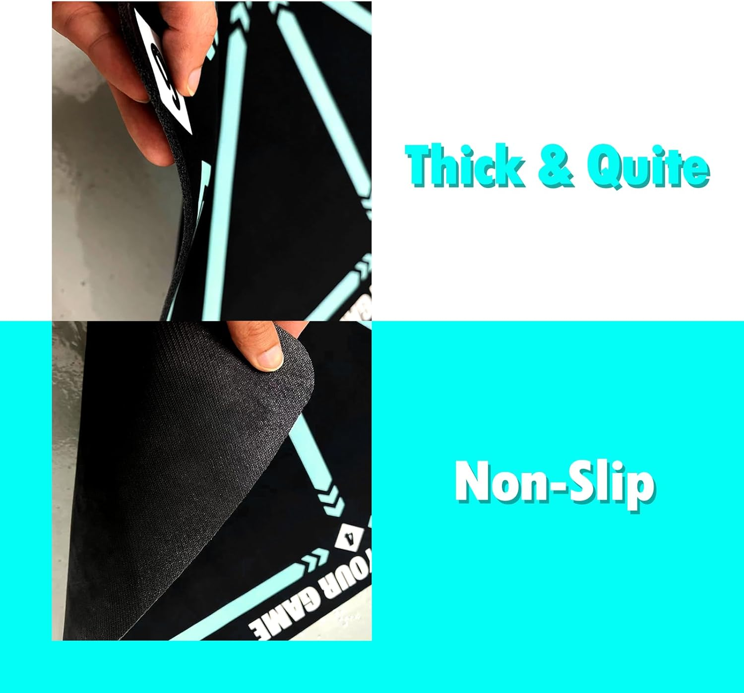 Soccer Training Mat, Football Footstep Training Mat for All Levels, Non-Slip Silent Soccer Train Mat Equipment for All Ages to Enhance Your Soccer Skills image number 3