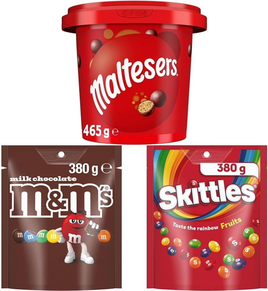 Skittles Chewy Lollies & Chocolate Party Bundle (Maltesers, M&M'S, Skittles) image number 2