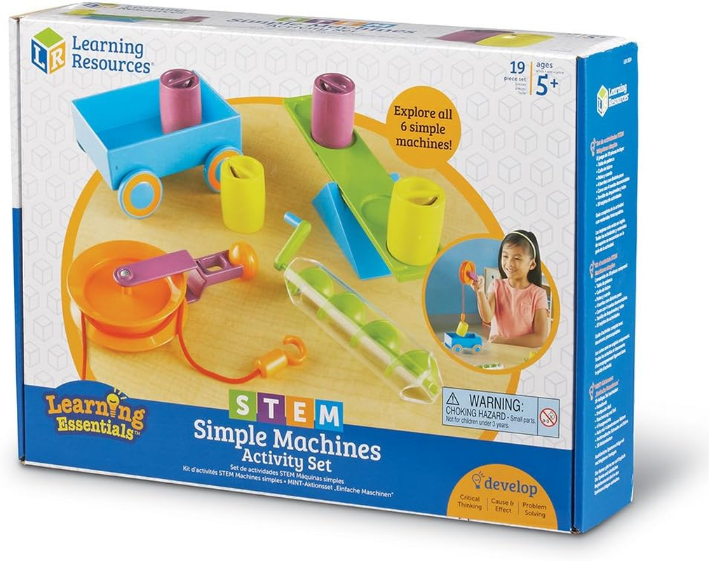 Learning Resources STEM Simple Machines Activity Set, Hands-On Science Activities, 19 Pieces, Ages 5+ image number 5