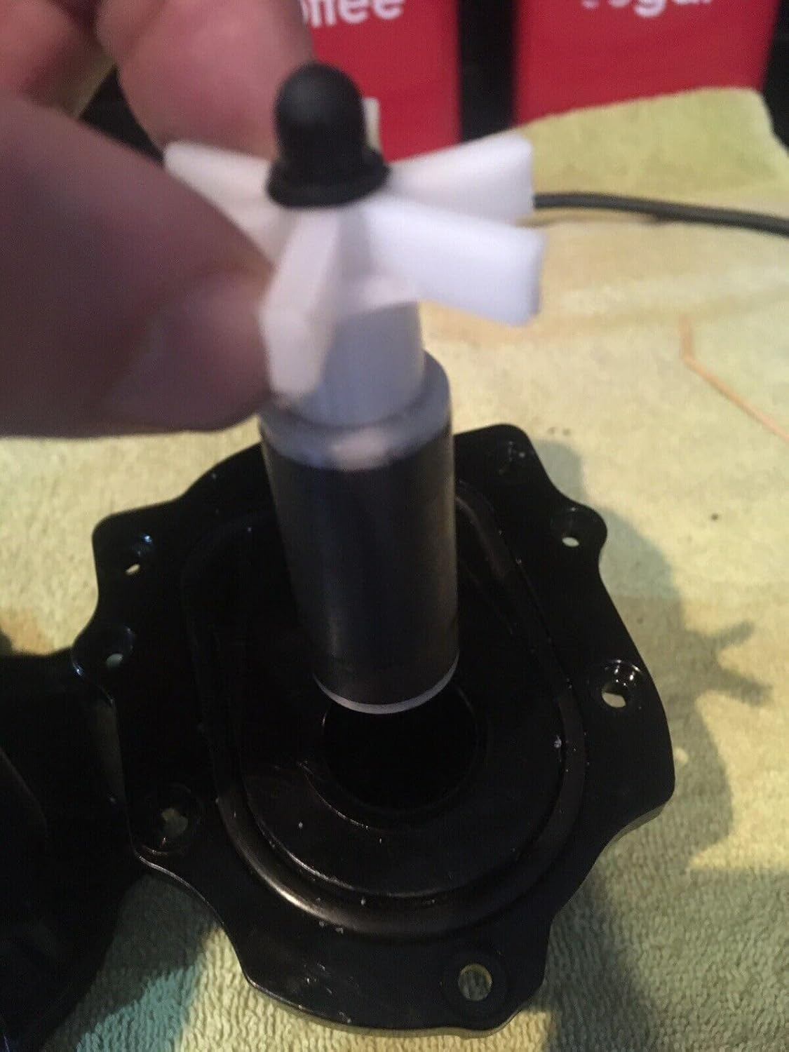 For Intex Pure Spa Impeller Suitable Model Type SSP-H-20-M & SB-20M for Water Pump, Impeller with Stainless Steel Shaft and Bushes Pure Spa Hot Tub Pump Impeller