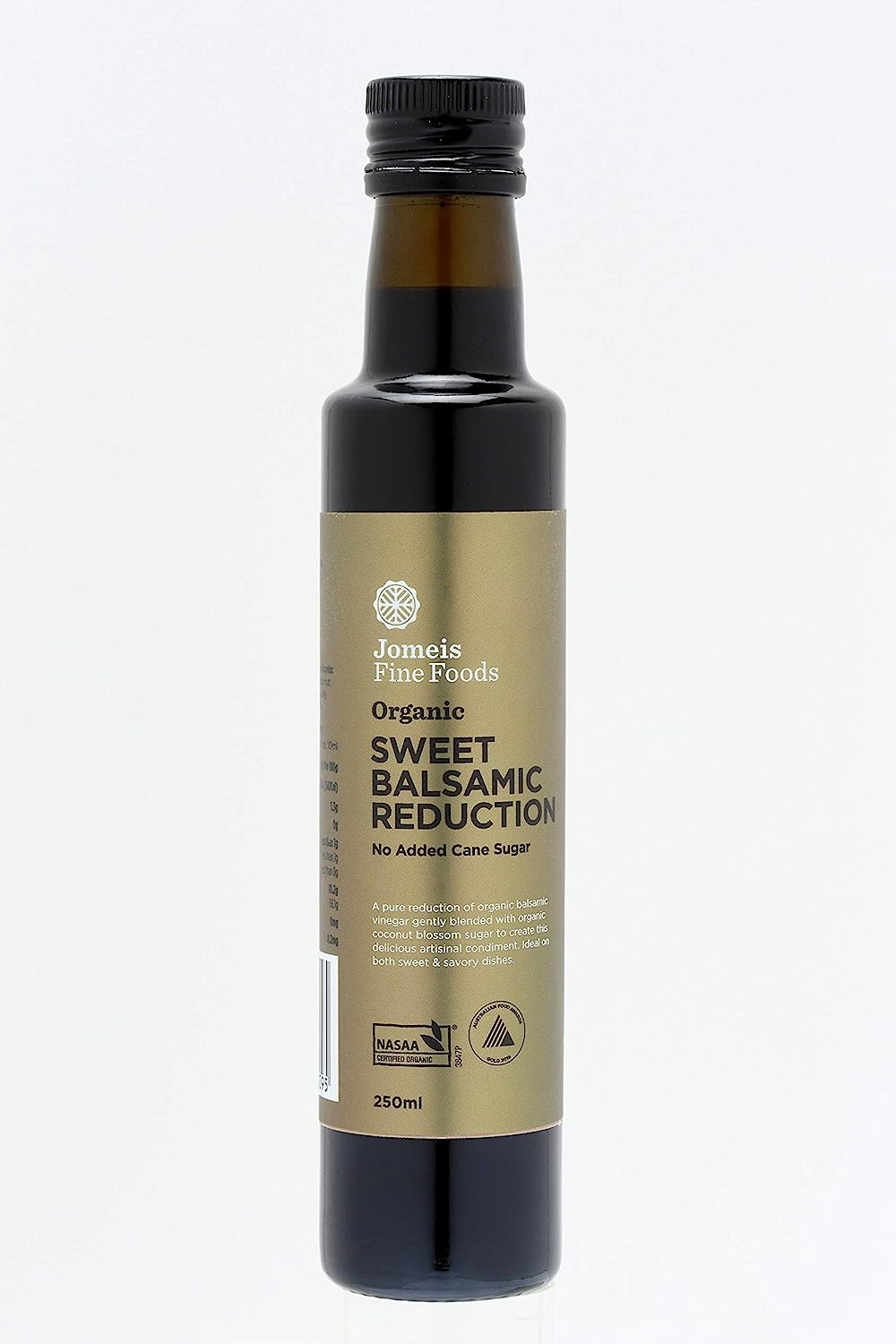 Jomeis Fine Foods All Organic Sweet Balsamic Reduction Vinegar No Added Cane Sugar 250 Ml image number 1