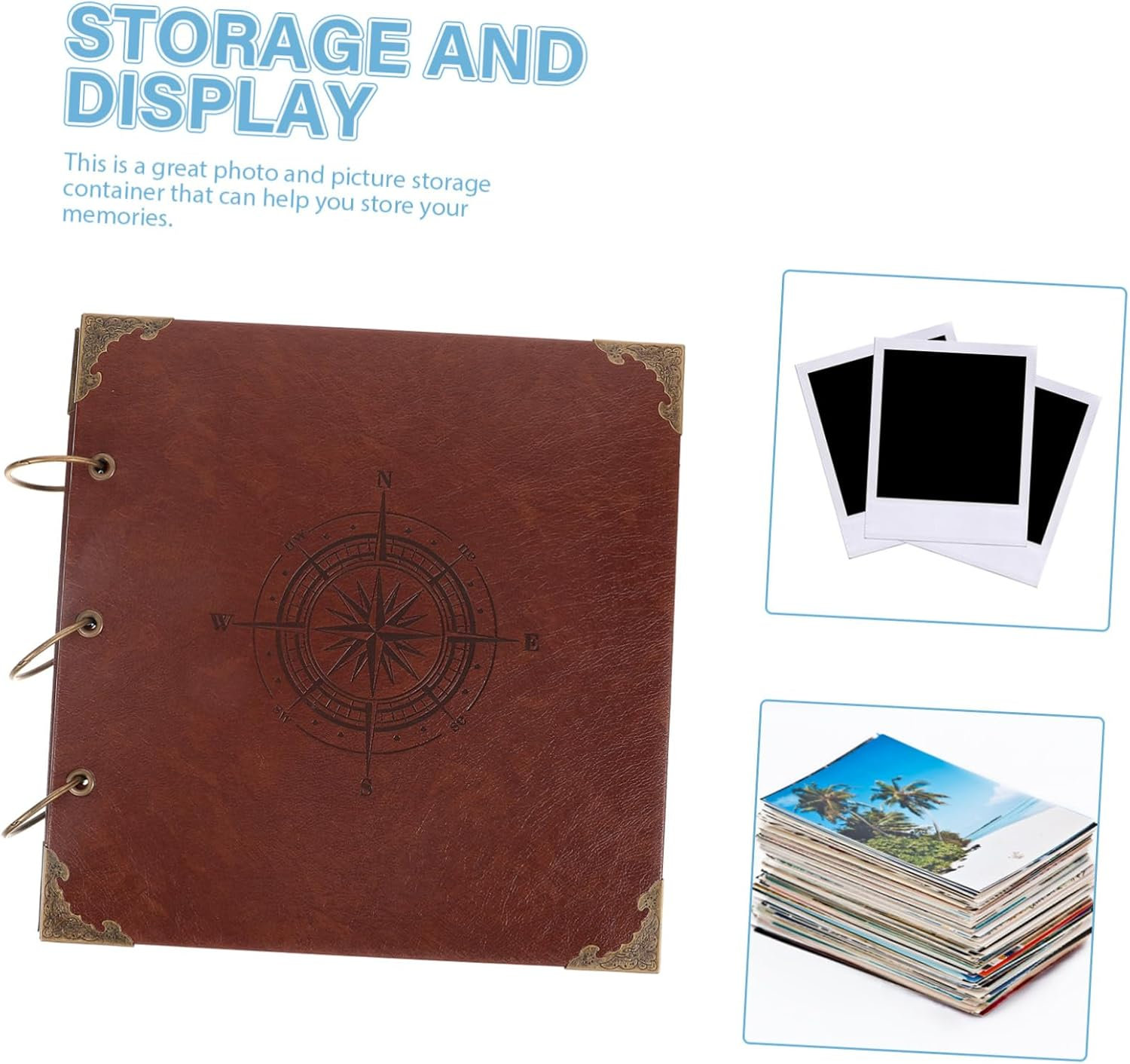 Unique Scrapbook Album Album Memory Books for Adults Adventure Scrapbook image number 1