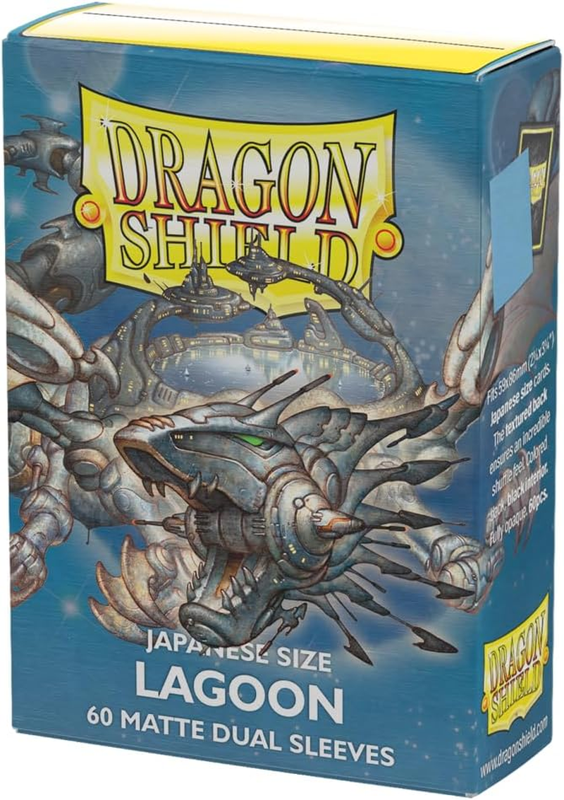 Dragon Shield Japanese Size Sleeves - Matte Dual - Lagoon (Saras) image number 2