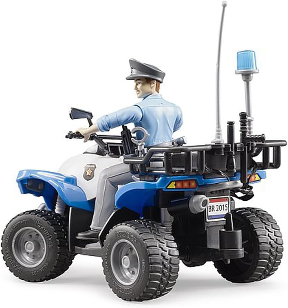 Bruder Quad with Policemen & Accessories image number 1