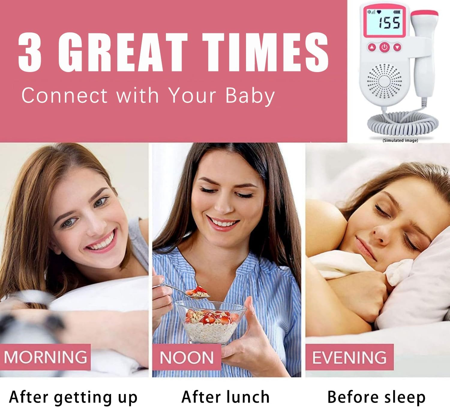 Portable Home Monitor &mdash; Crisp Display & Live Audio for Family Connection and Peace of Mind (Blue)