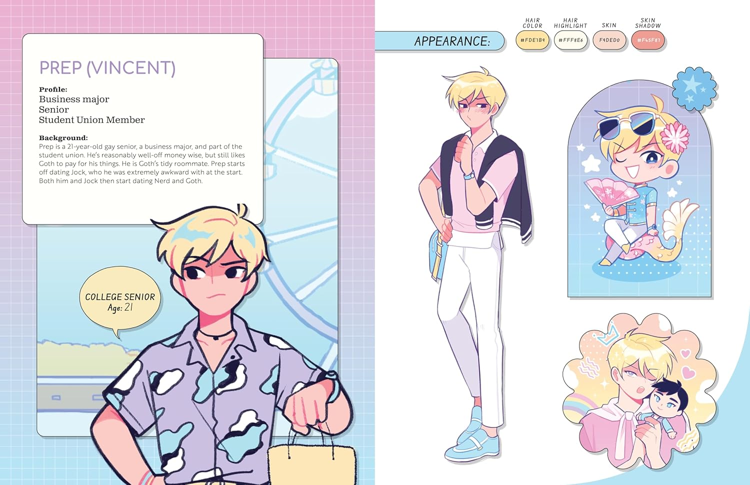 Learn to Draw Boyfriends (Webtoon): Learn to Draw Your Favorite Characters from the Popular Webcomic Series with Behind-The-Scenes and Insider Tips Exclusively Revealed Inside! image number 2