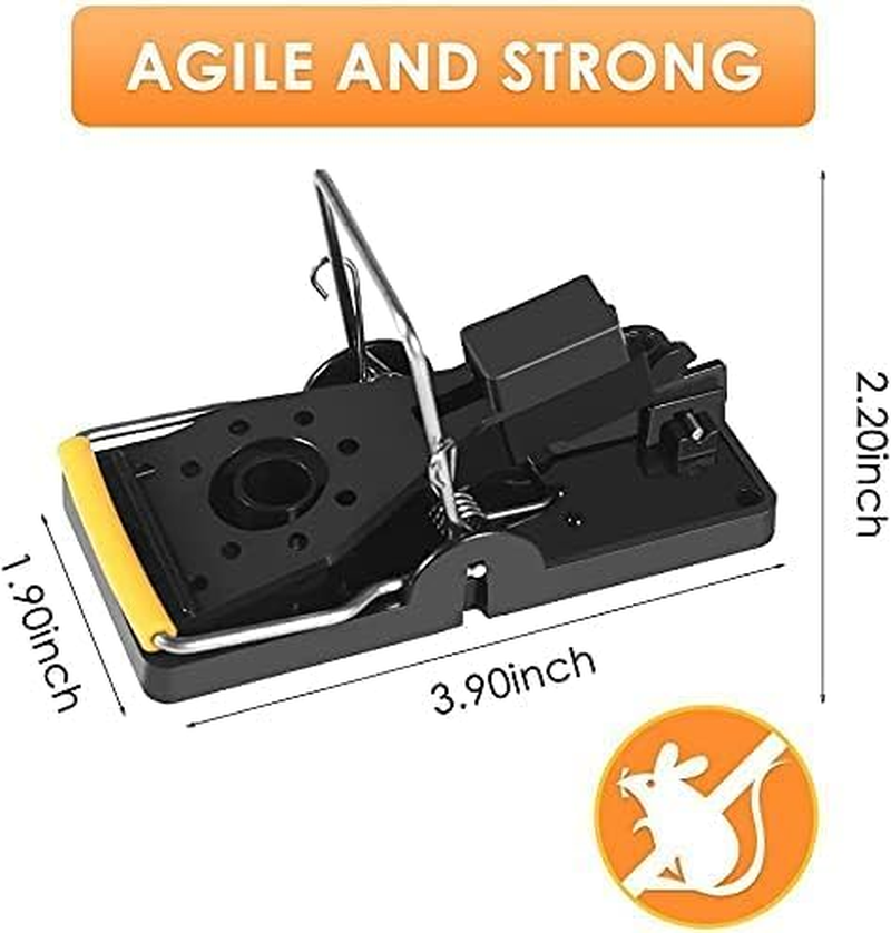 Reusable Quick Kill Mouse Traps &ndash; Instant Effective Indoor & Outdoor Plastic Mice Traps for Fast Rodent Control, Humane & Easy to Set（8Pcs ） image number 3