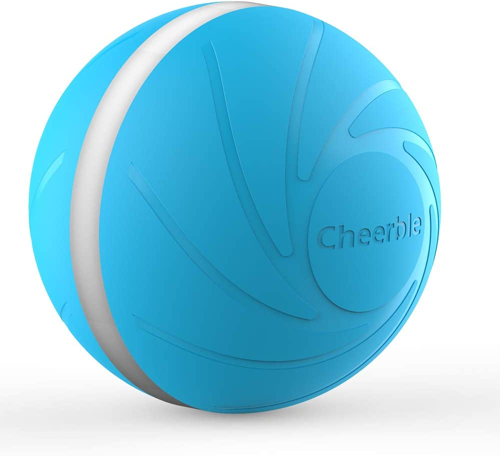 Cheerble 5391 Wicked Ball Interactive Pet Toy, Blue