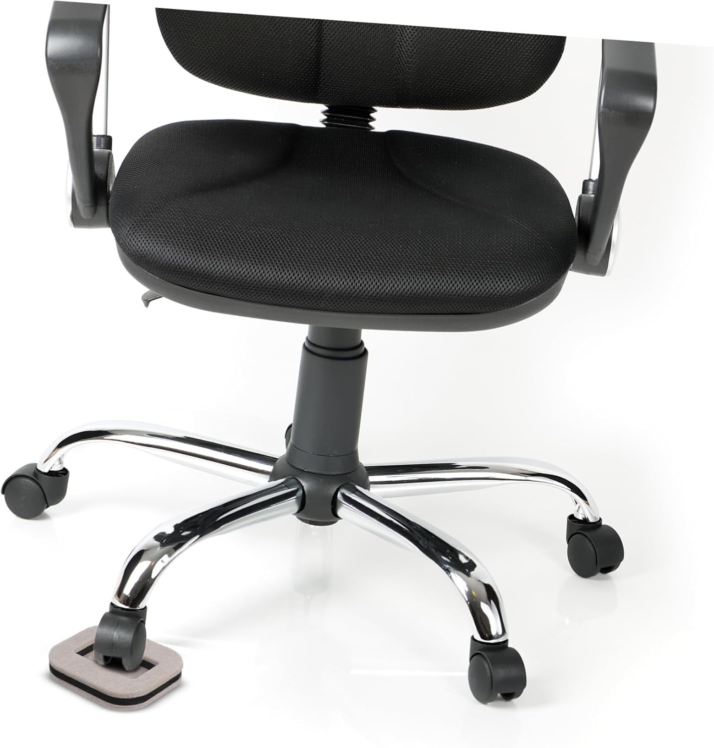 5Pcs Non-Slip Furniture Pads Felt Caster Cups for Hard Floor Protection Easy to Install Noise Reducing for Chairs Tables and Cabinets