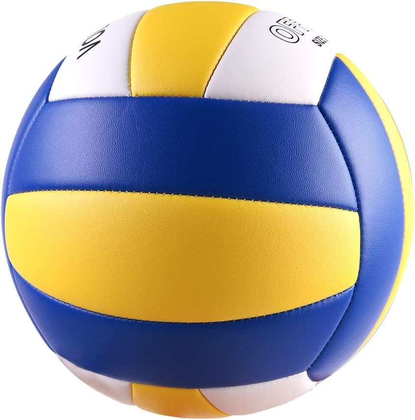 YANYODO Official Size 5 Volleyball, Soft Indoor Outdoor Volleyball for Game Gym Training Beach Play