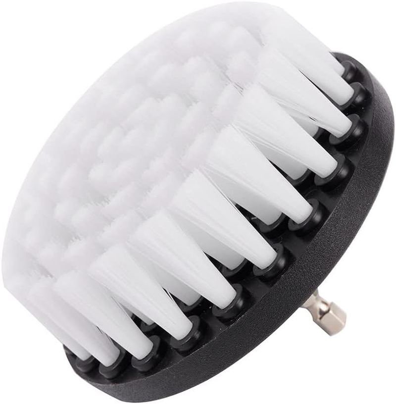 4 Inch Soft Drill Brush for Cleaning Attachment Carpet & Leather and Upholstery Soft Brush image number 1