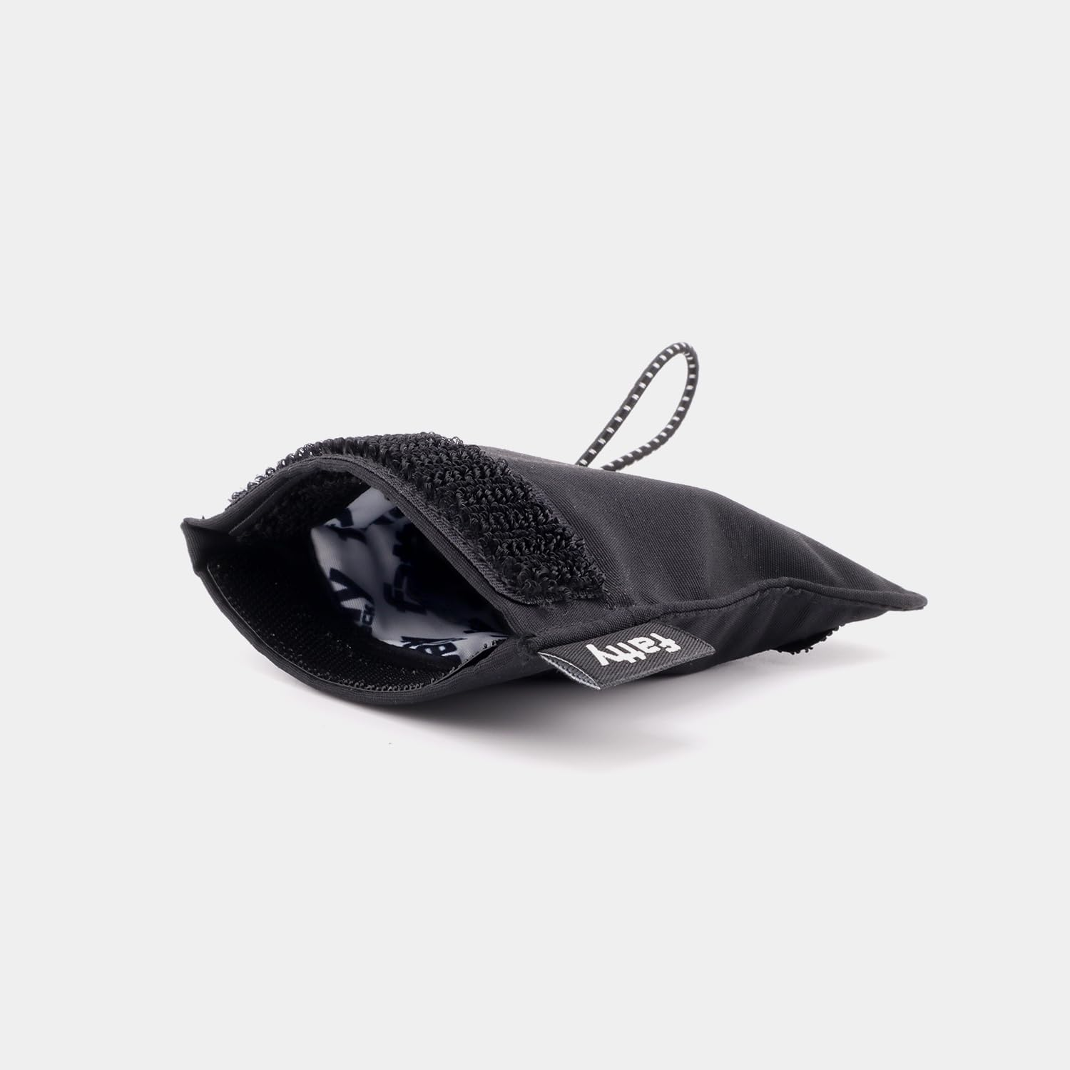 FATTYPACK a Fanny Pack for Your Hat - Attachable Storage Pocket for Hats - Store Cash, Medicine, Gum, Keys, Pencils, Pens, Golf Tees, Glasses, Etc. - Wallet, Money Bag, Pouch (Black/Black)