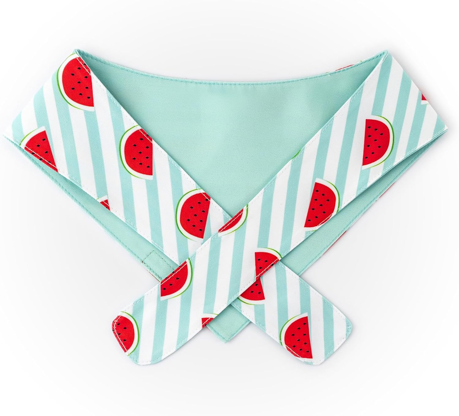 Paws Boutique Premium Dog Bandana/Scarf | Design: Tasty Watermelon Treat | Reversible Dual Layered/Sided | Small, Medium & Large Pets | Unique Style | Accessories for Puppies & Dogs (S)