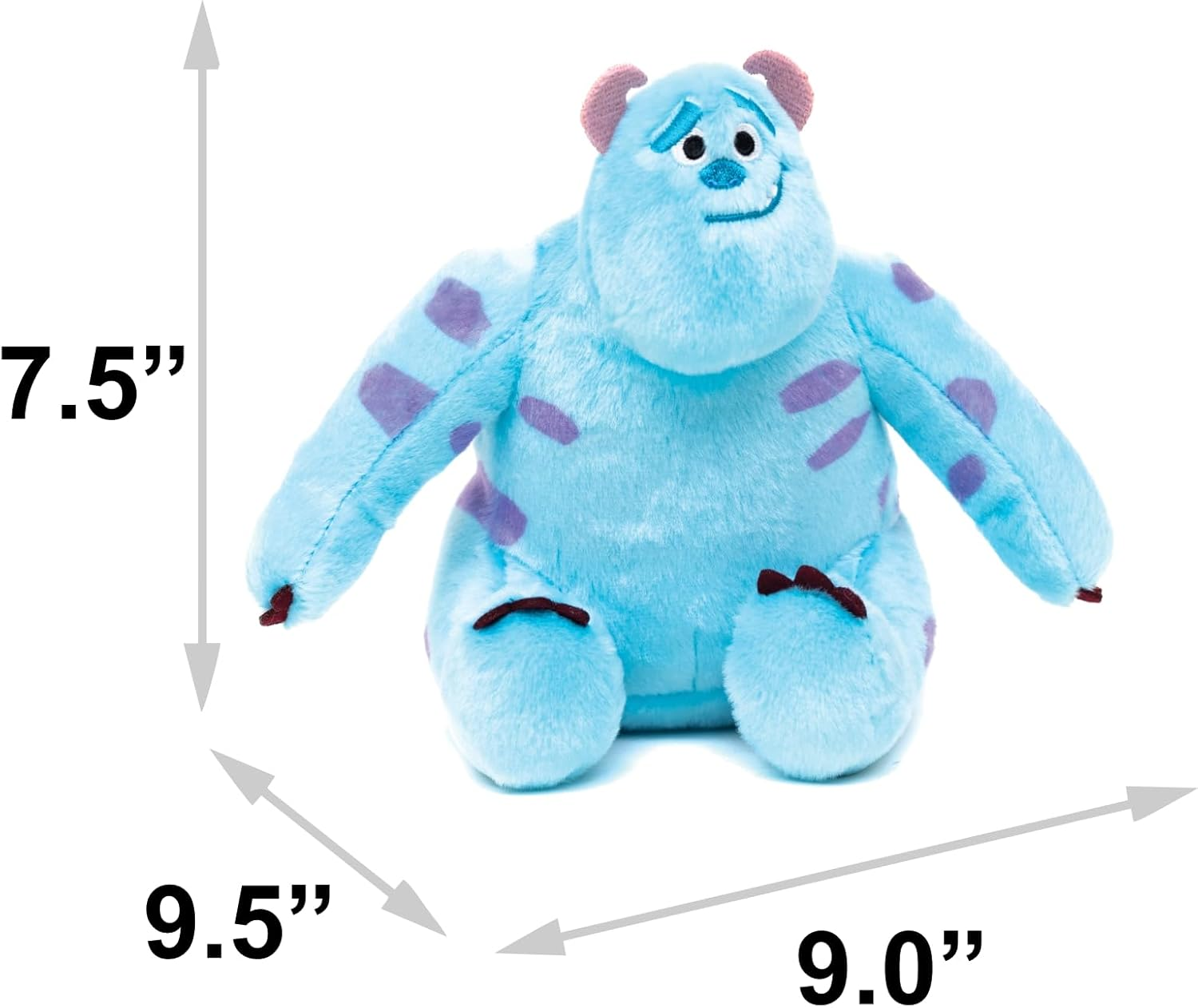 Buckle-Down Disney Dog Toy, Monster Inc, Plush (Monster Inc Furry Sulley) image number 4