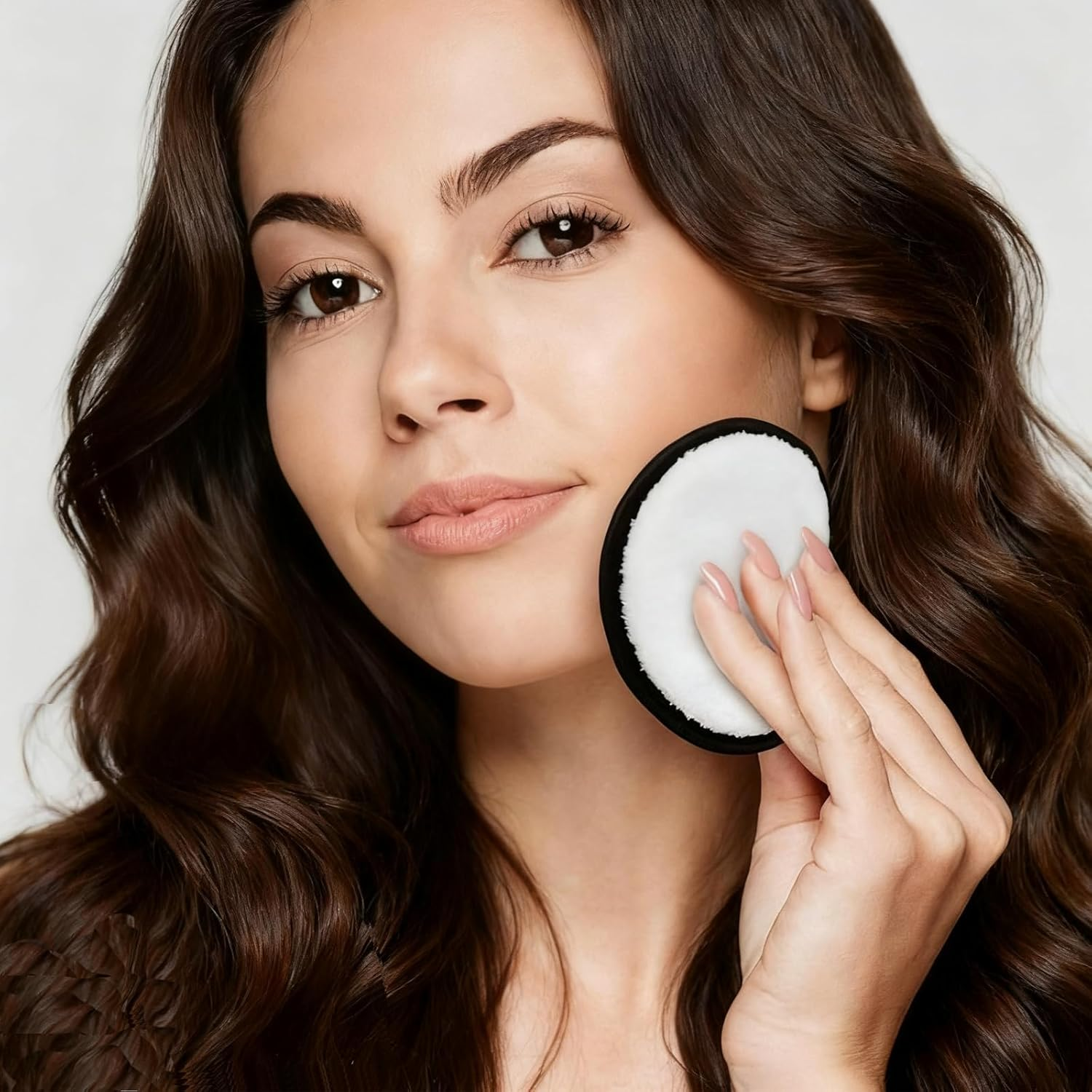 Suytvenxau 100% Reusable Makeup Eraser | 4 Pack Large Eco-Friendly Microfiber Makeup Remover Pads, Chemical-Free Reusable Makeup Pads for Face, Eyes, and Lips