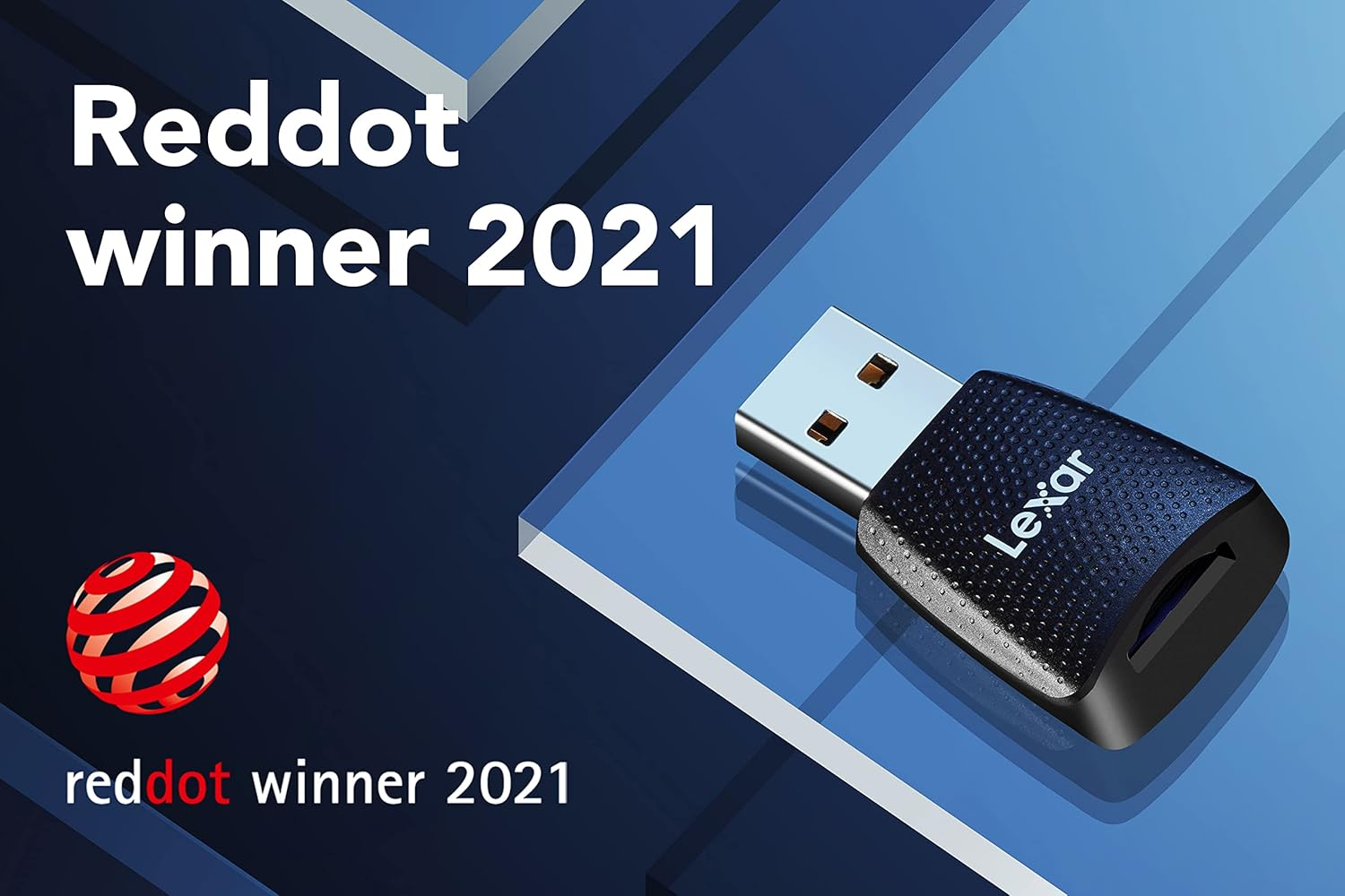 Lexar Multi-Card 2-In-1 USB 3.1 Reader, up to 312Mb/S for UHS-I UHS-II SD Card and Micro SD Card, Compatible with USB 3.0/2.0, Compact Portable Card Reader with High-Speed Transfer (LRW450UBAMZN) image number 2