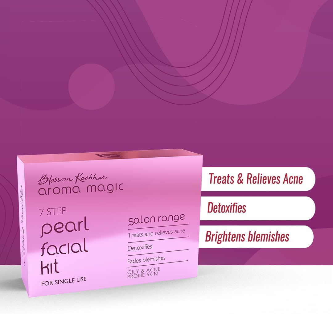 Aroma Magic Pearl Facial Kit & Bridal Glow Facial Kit Single Use Combo image number 4