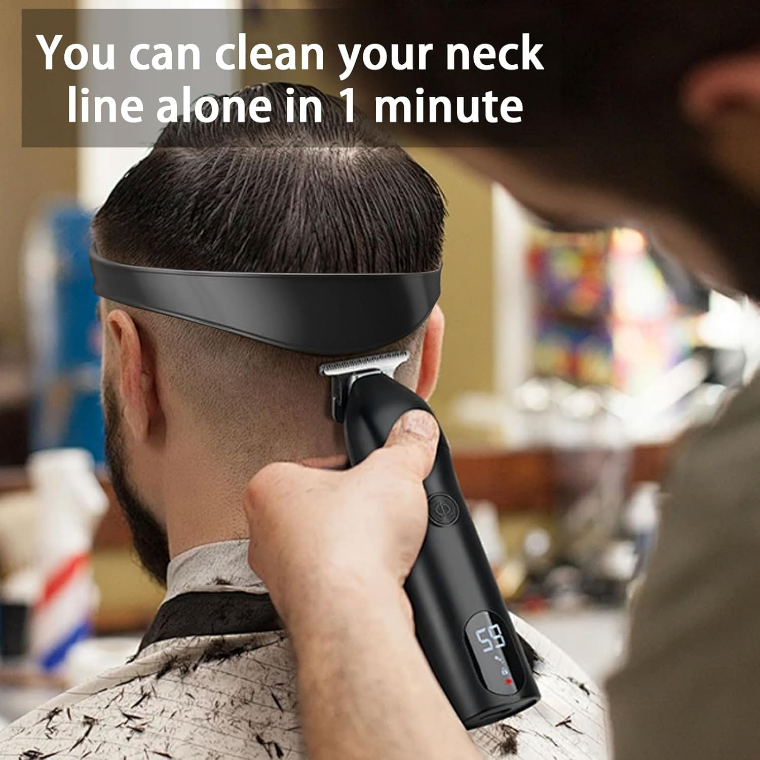 SSKHE Haircut Stencil, Easy Hair Cutting Aid, Professional Hair Cutting Stencil image number 5