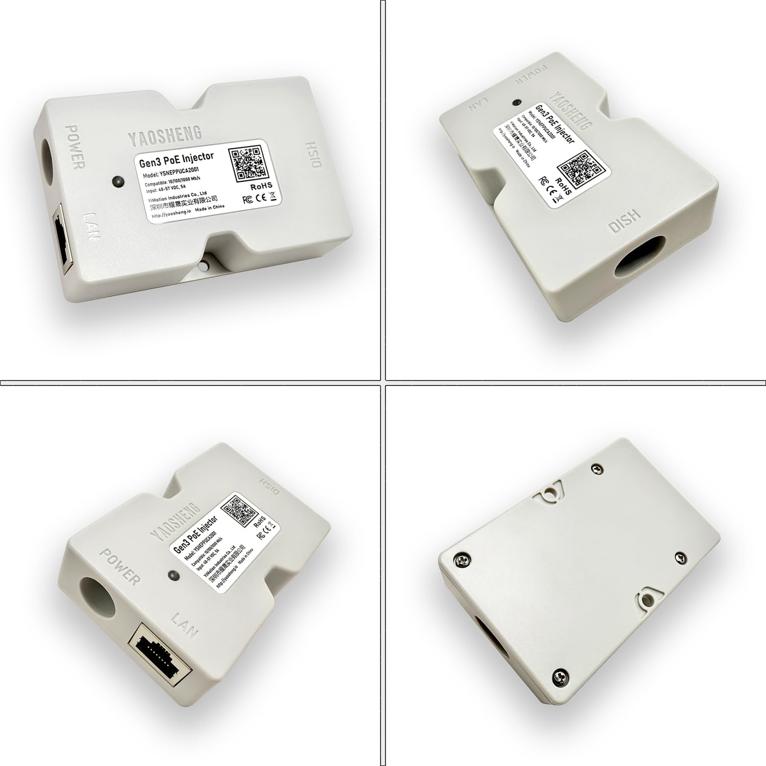 YAOSHENG Poe Injector for Stalink Gen3