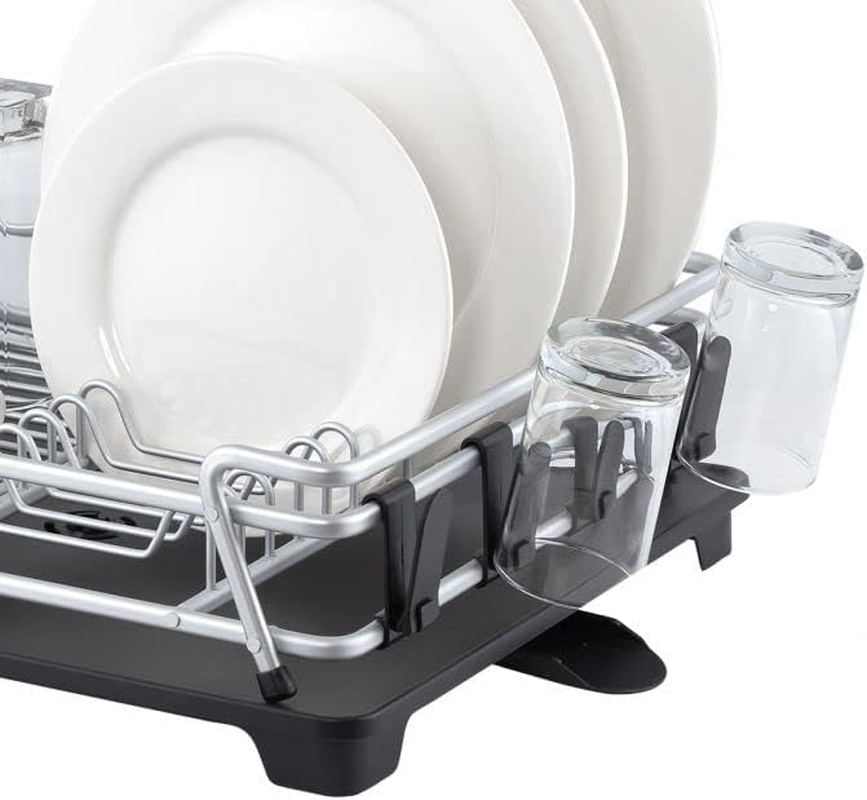 D.Line "Pinnacle" Aluminium Dish Rack Drying Drainer Board Tray Organiser image number 6