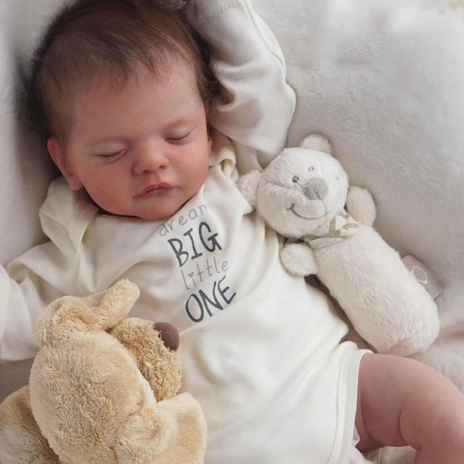 ZIYIUI Lifelike Dolls Reborn Baby Doll Girl Handmade Silicone Reborn Baby Doll Outfit 48 Cm Kids Toy image number 5