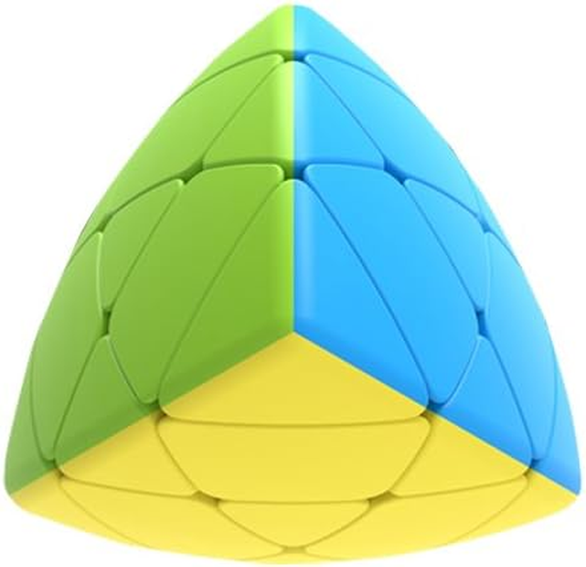 Cuberspeed Qiyi Mastermorphix Stickerless 3X3 Magic Cube Mofangge Mastermorphix Master Pyramorphix Puzzle image number 5