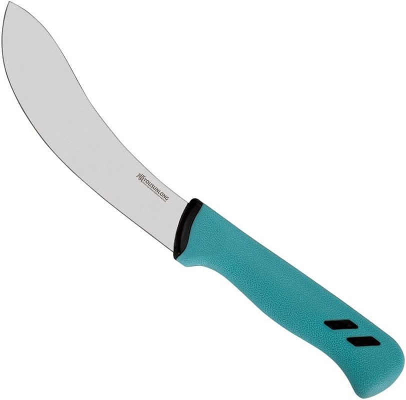 YOUSUNLONG Skinning Knife Professional Beef Skinning Knife 6 Inch - Premium High Carbon Molybdenum Steel Blade - Santoprene Handle image number 4