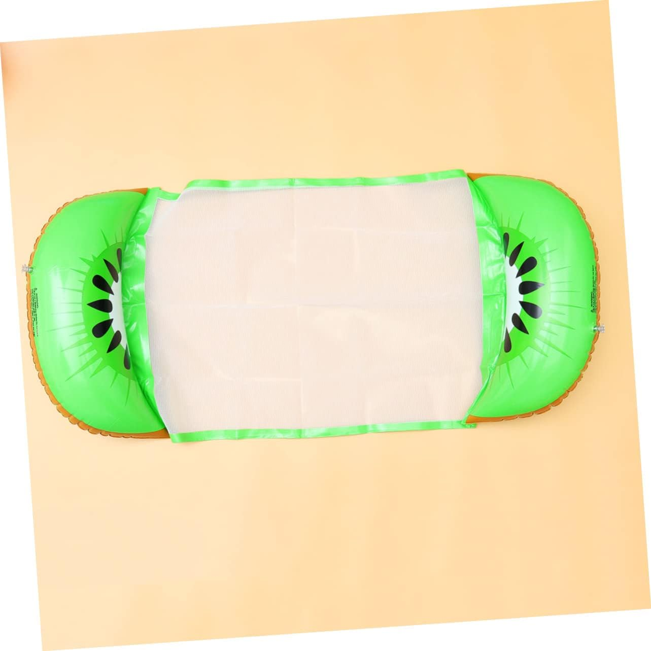 PVC Floating Bed Comfortable Hammock for Pool Easy Inflate/Deflate Kiwi Pattern