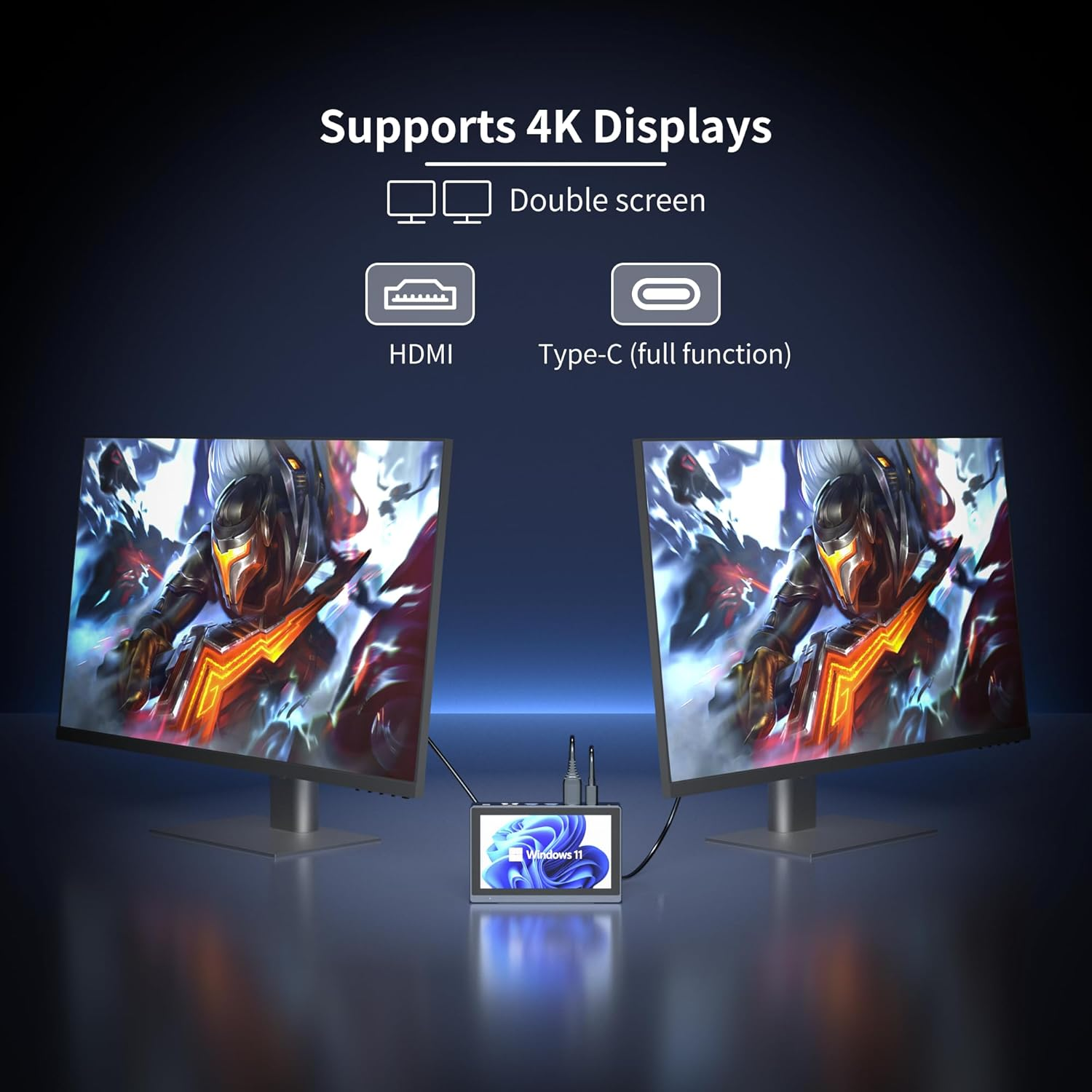 HEIGAOLA Mini PC Win 11 Pro,Celeron N5095 Mini Computer with Fan,16Gb DDR4,256GB Emmc,Mini PC with Screen,Micro PC 4K@60Hz Triple Display,Mini Gaming Computer Wifi5 BT5.2 Gigabit Ethernet