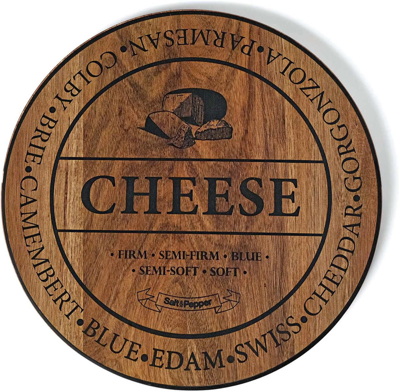 Salt&Pepper Fromage Cheese Board 40Cm - Cheese Boards Knives Entertaining Gifts House Warming Gifts image number 4