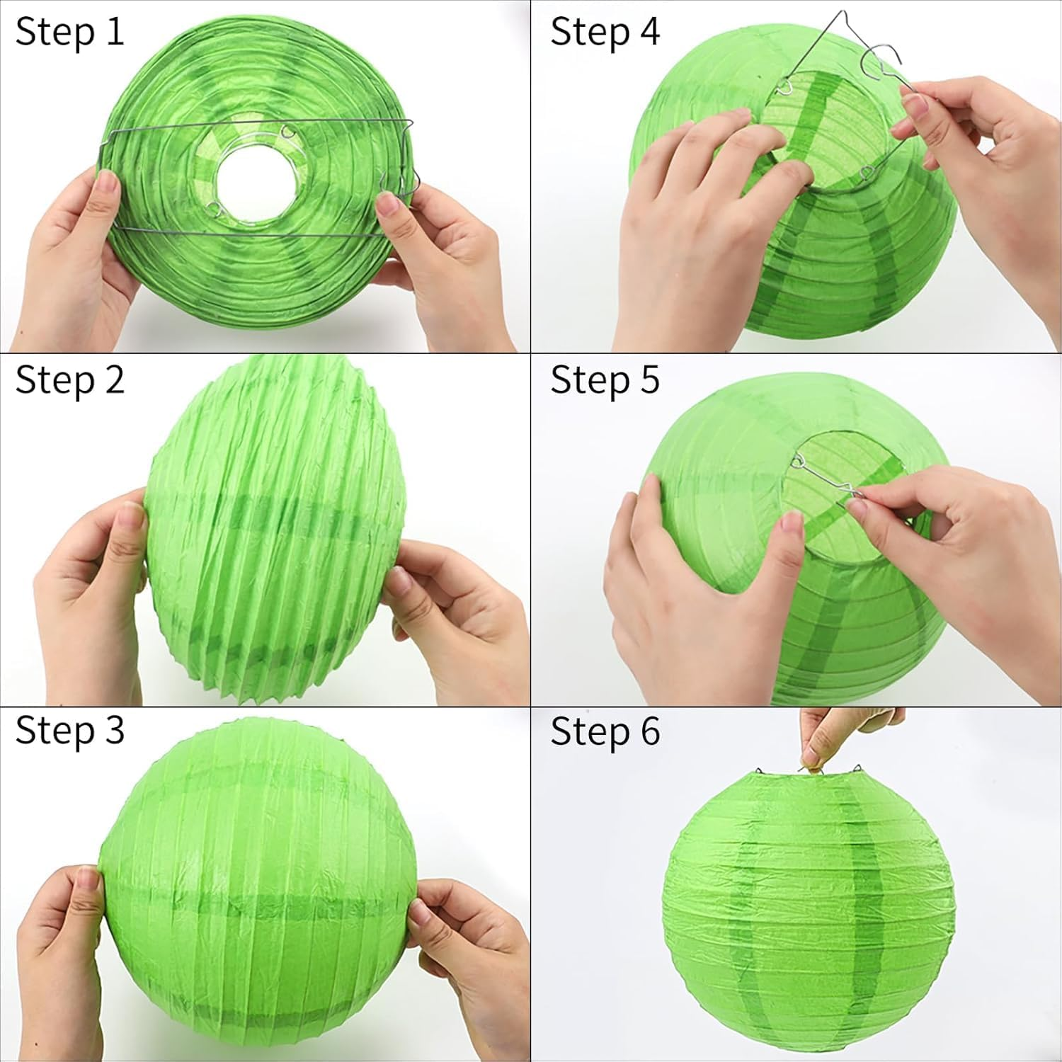 SIPRKAICT Paper Lanterns Party Decorations,12Pcs Gold Black White Hanging Paper Lantern for for Wedding Graduation Anniversary Birthday Party Decorations